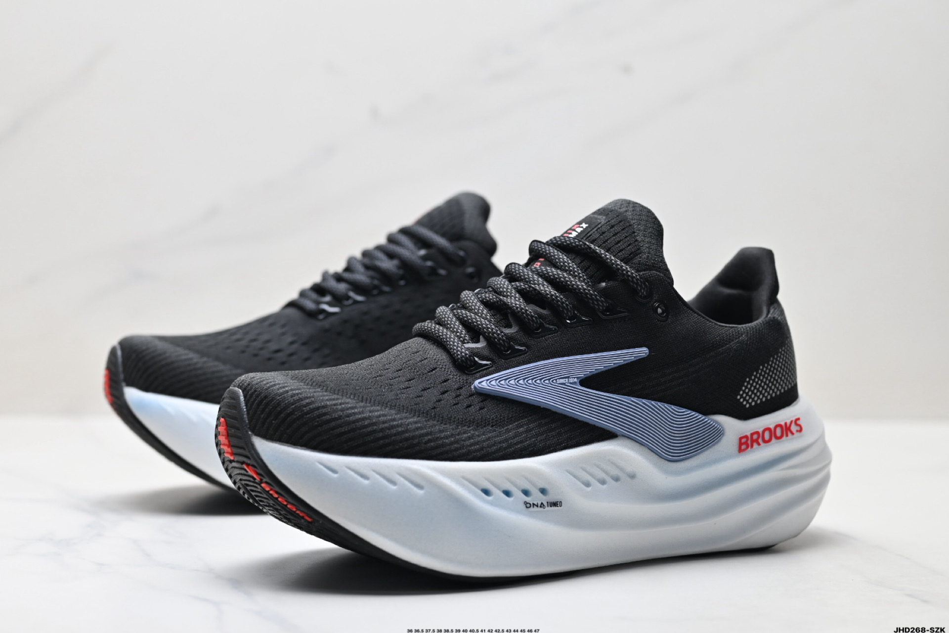 200 Brooks 布鲁克斯Glycerin Max 超级甘油 厚底马拉松缓震跑鞋 110447 1D 045