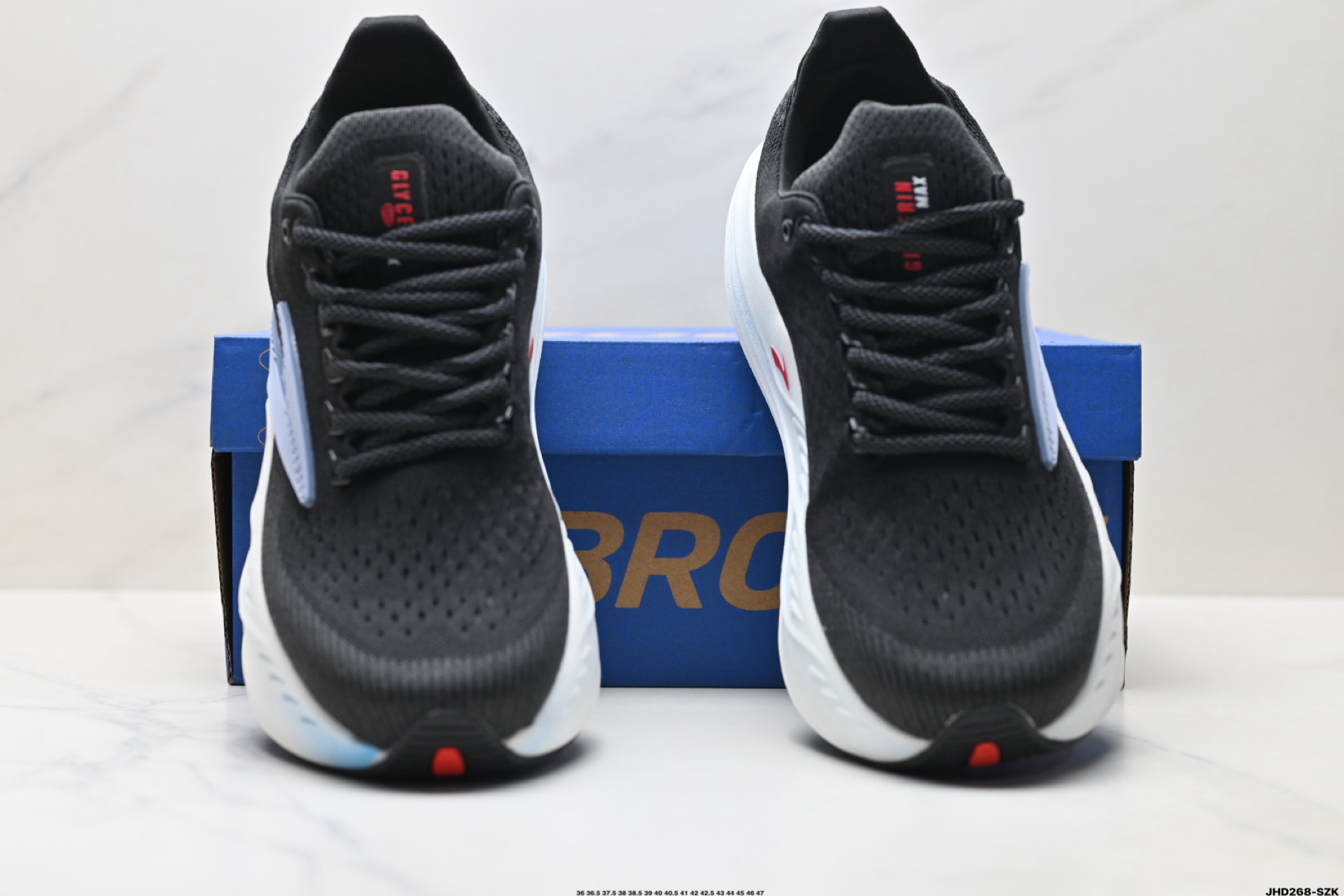 200 Brooks 布鲁克斯Glycerin Max 超级甘油 厚底马拉松缓震跑鞋 110447 1D 045