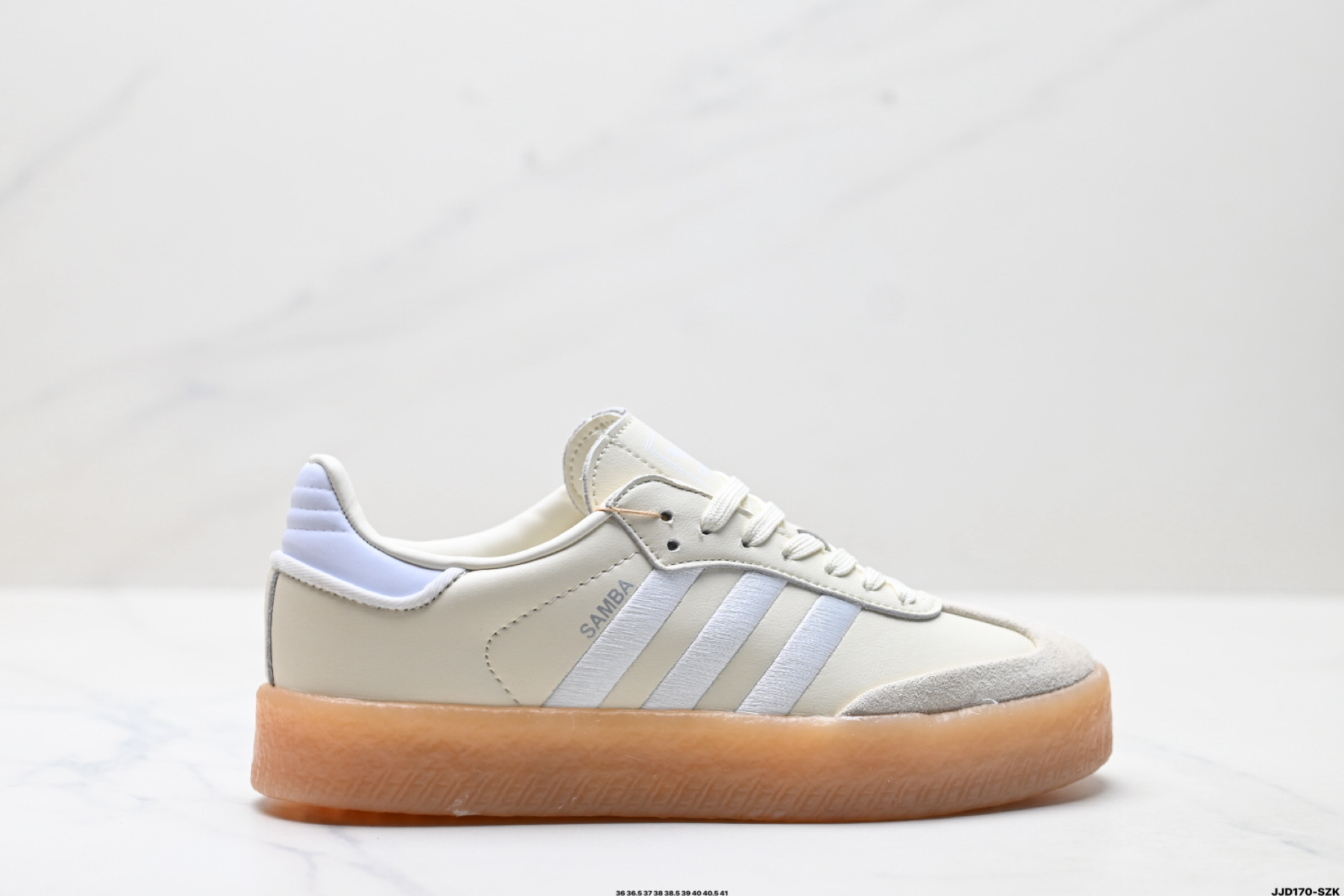 140 AdidOriginals Samba XLG 桑巴舞系列 阿迪达斯 三叶草 绅士德训足球风百搭低帮休闲运动板鞋 JH7289