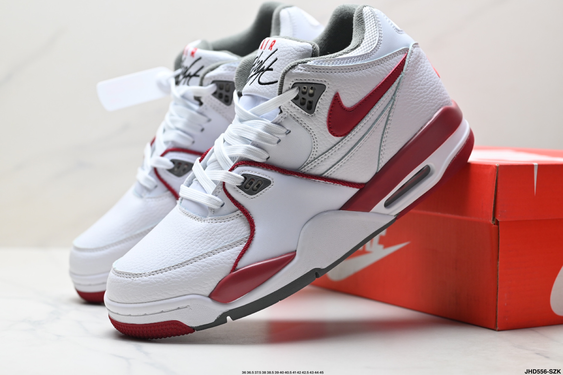 Nike Air Flight 89: Zapatillas de Baloncesto Retro en Blanco y Rojo 9 i1755965655660 4277 0 7