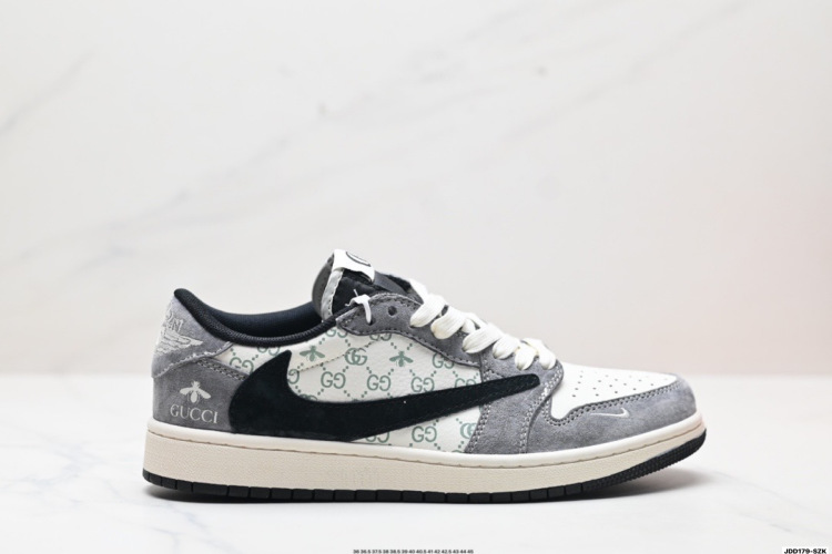 Nike Air Jordan 1 x Travis Scott בהתאמה אישית בעיצוב גוצ'י 1 Nike Air Jordan 1 x Travis Scott בהתאמה אישית בעיצוב גוצ’י