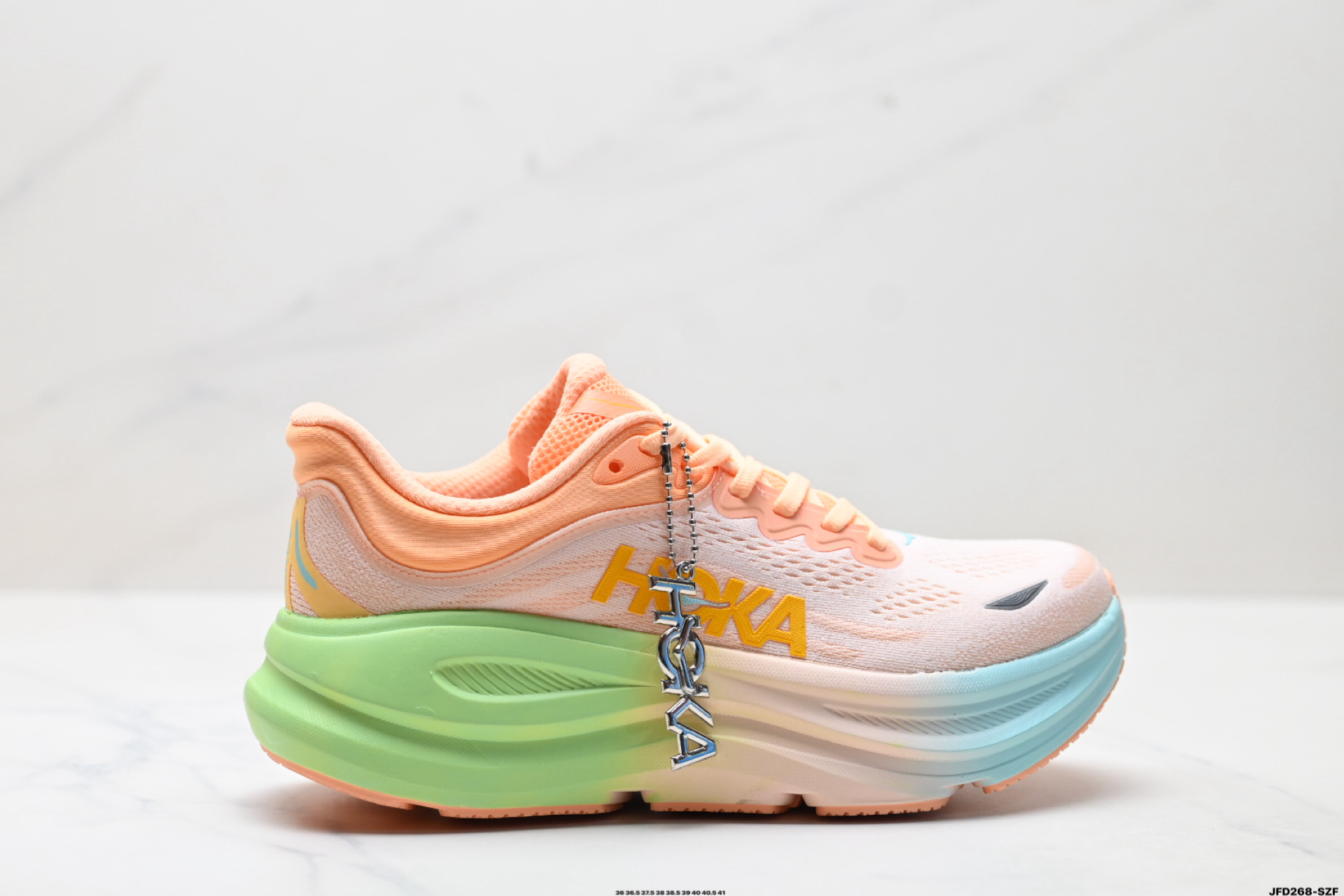 180 HOKA ONE ONE Bondi 9 复古舒适防滑耐磨 低帮 山地户外跑步鞋 1162012