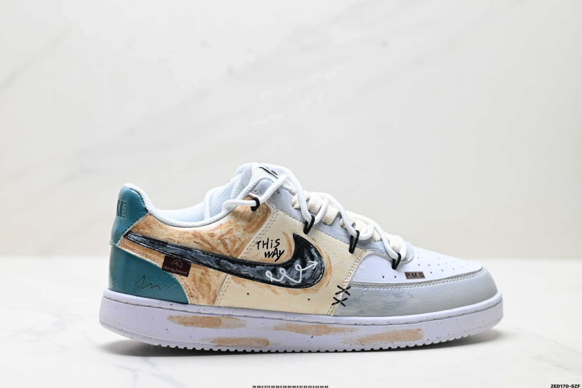 270 NIKE COURT VISILO ‘DIY’定制 低帮百搭 透气休闲运动板鞋  DH2987-101
