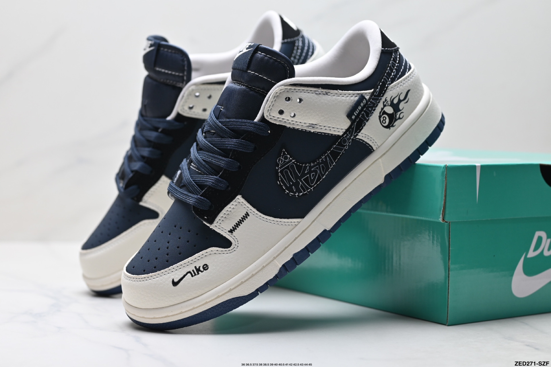 270 Nike Dunk Low Retro ‘DIY高端定制’耐克 低帮休闲运动板鞋  SR2025-001