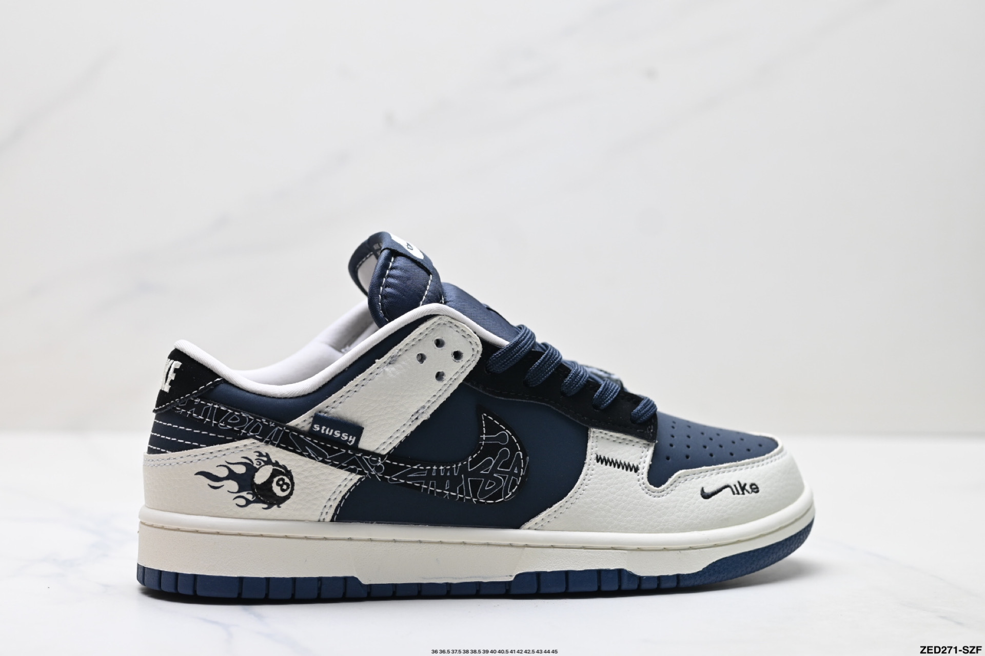 270 Nike Dunk Low Retro ‘DIY高端定制’耐克 低帮休闲运动板鞋  SR2025-001