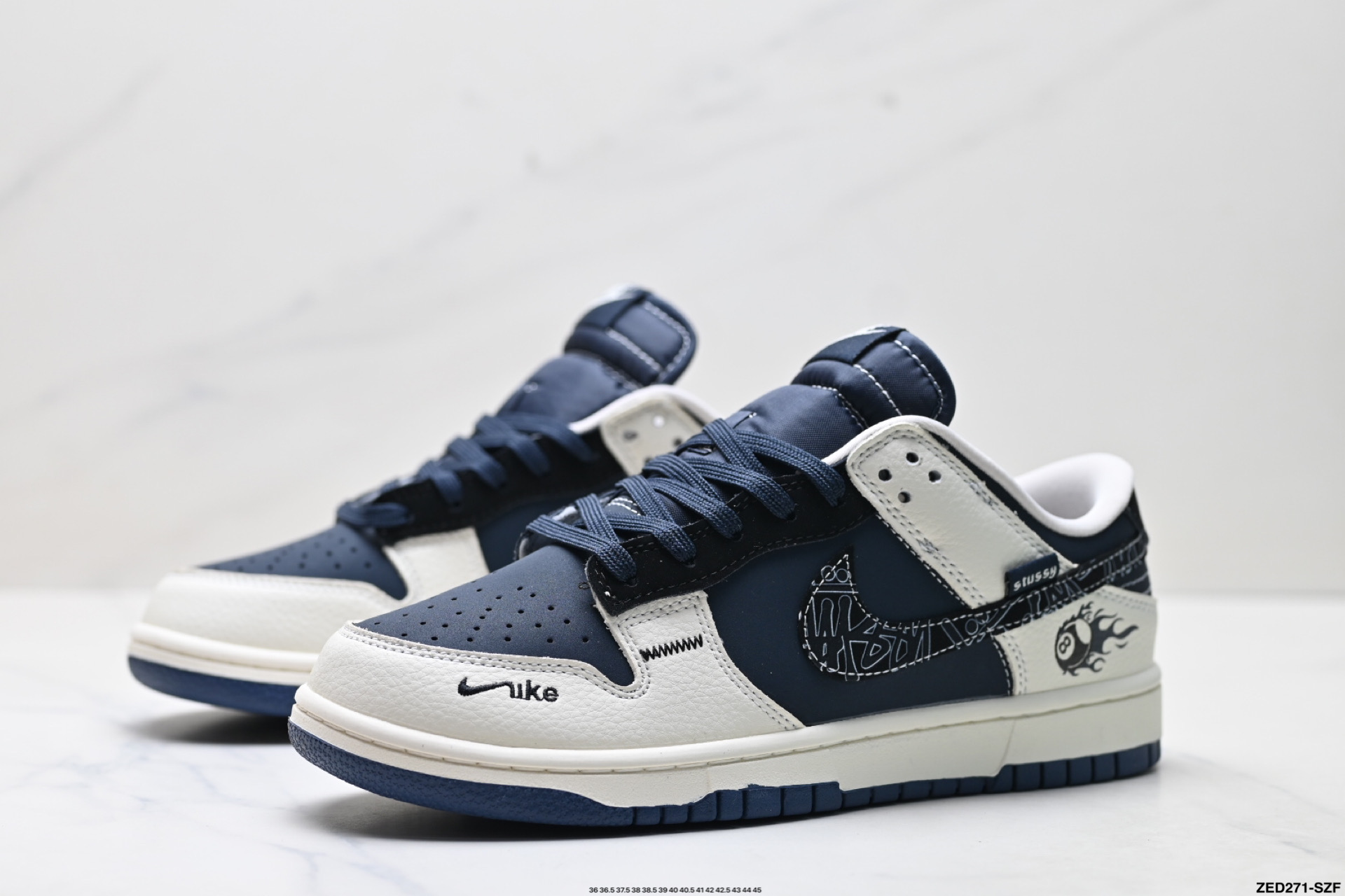 270 Nike Dunk Low Retro ‘DIY高端定制’耐克 低帮休闲运动板鞋  SR2025-001