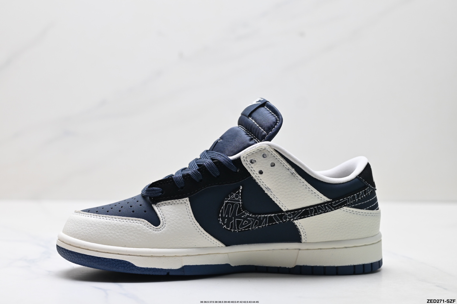 270 Nike Dunk Low Retro ‘DIY高端定制’耐克 低帮休闲运动板鞋  SR2025-001