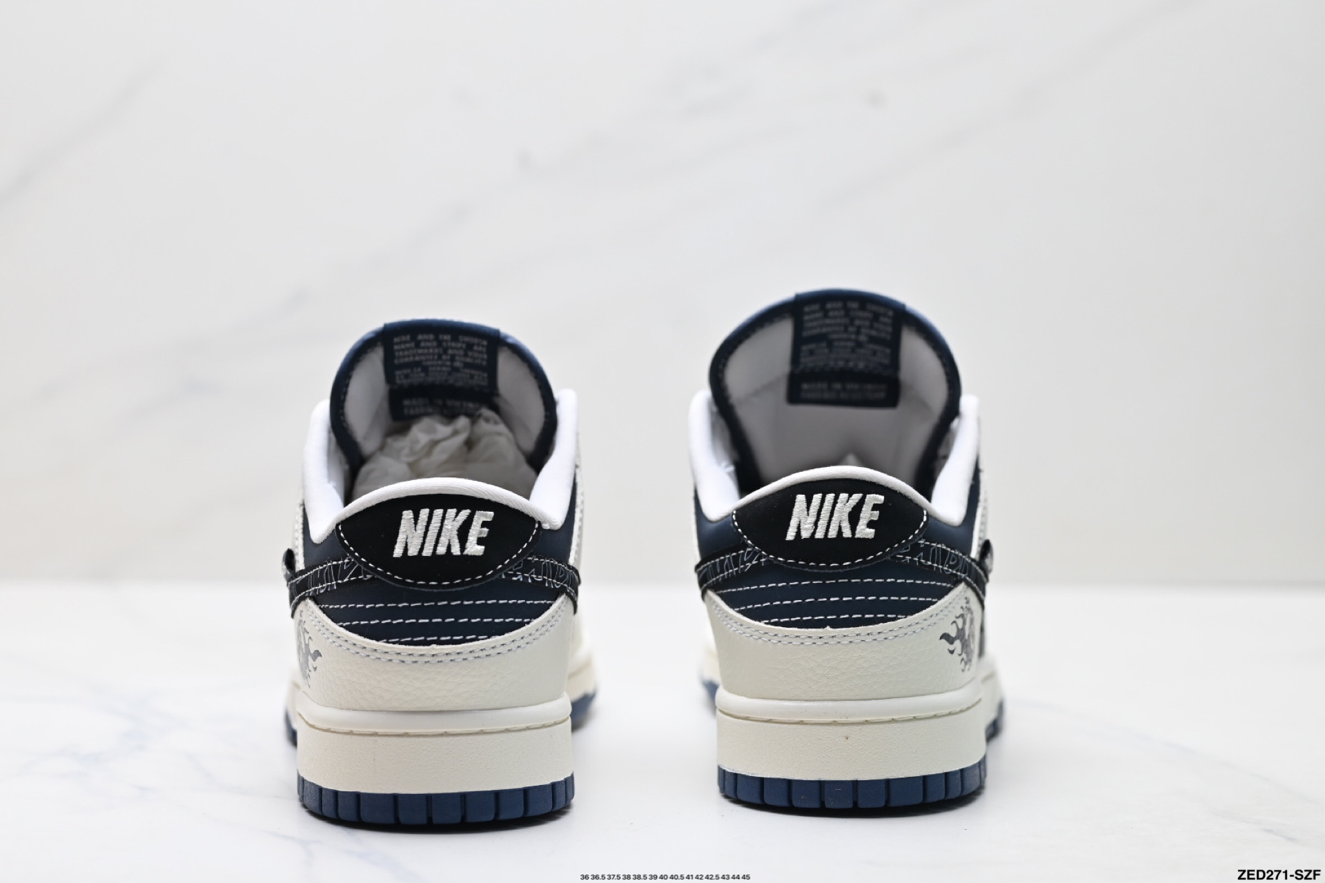 270 Nike Dunk Low Retro ‘DIY高端定制’耐克 低帮休闲运动板鞋  SR2025-001