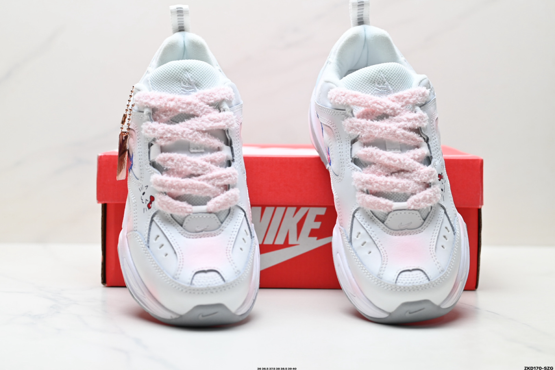 Nike M2K ‘DIY’定制 Tekno耐克复古潮流百搭休闲运动旅游老爹鞋 AO3108-100