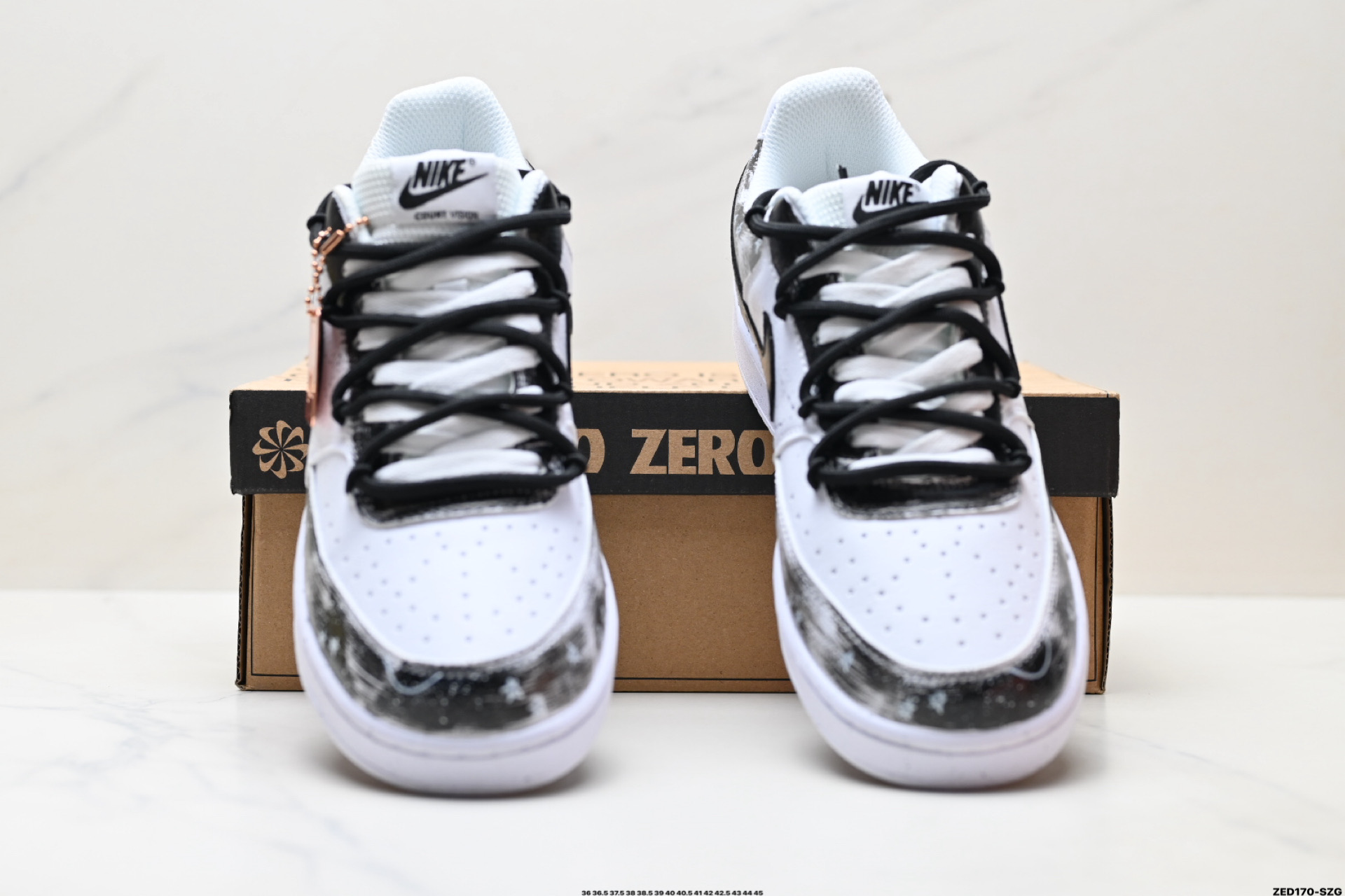 NIKE COURT VISION LO ‘DIY’定制 低帮百搭 透气休闲运动板鞋 DH2987-101