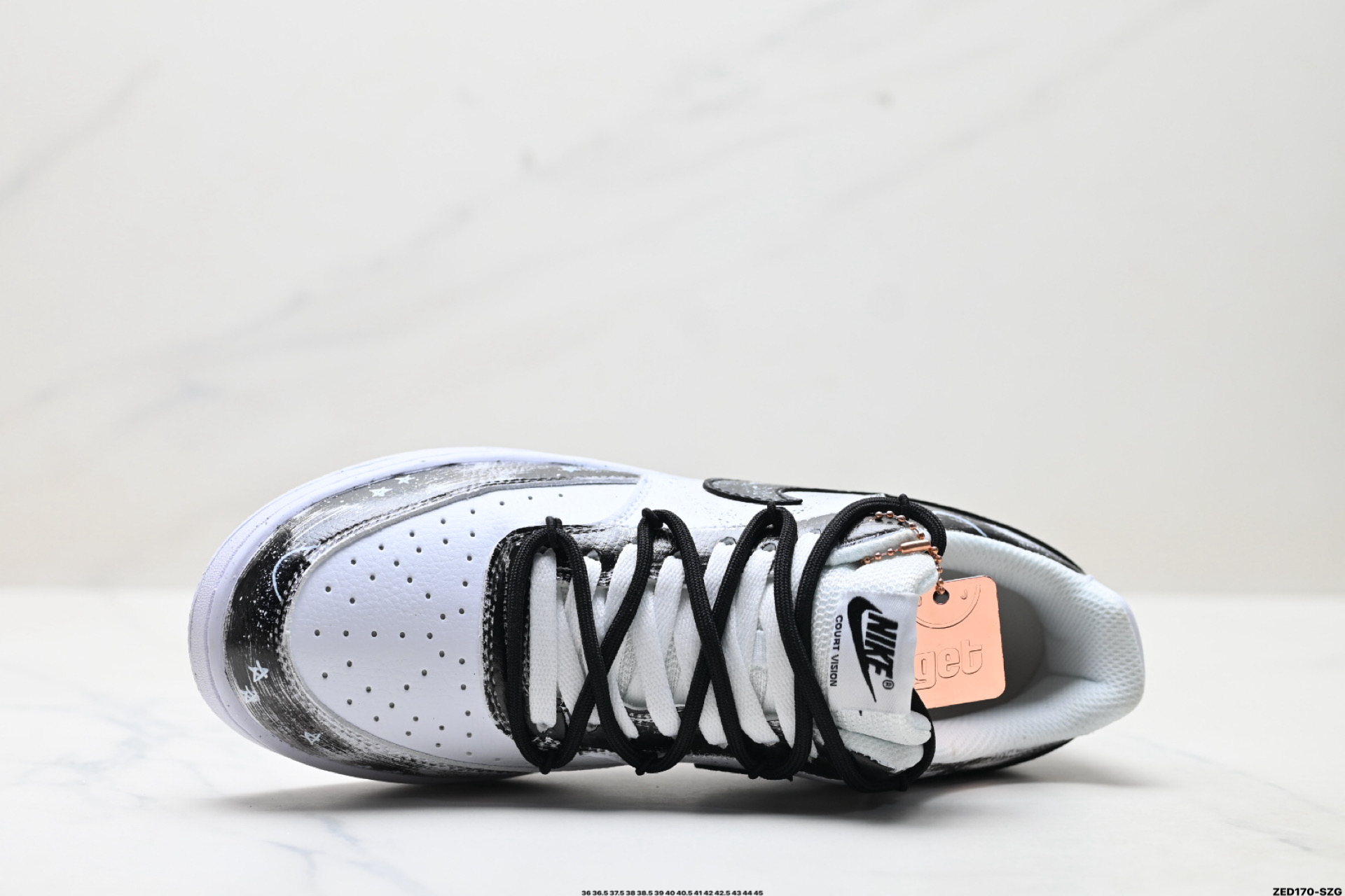 NIKE COURT VISION LO ‘DIY’定制 低帮百搭 透气休闲运动板鞋 DH2987-101