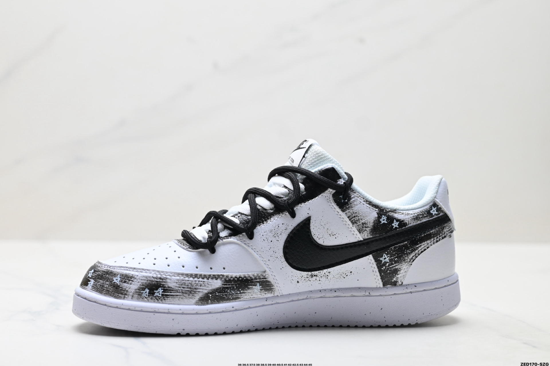 NIKE COURT VISION LO ‘DIY’定制 低帮百搭 透气休闲运动板鞋 DH2987-101