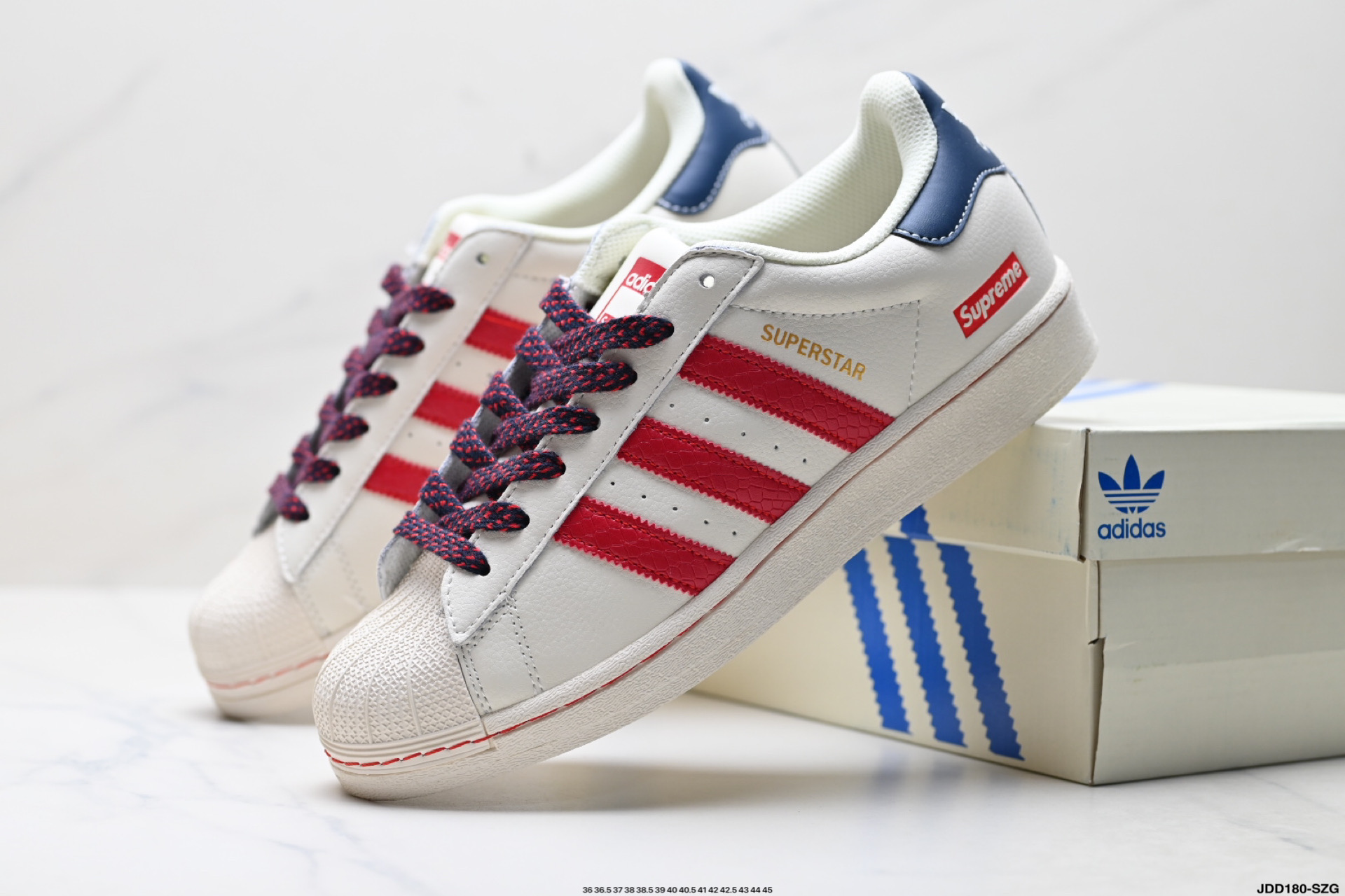 Adidas Originals Superstar 阿迪达斯 三叶草 贝壳头’DIY’系列低帮经典百搭休闲运动板鞋 XS0012