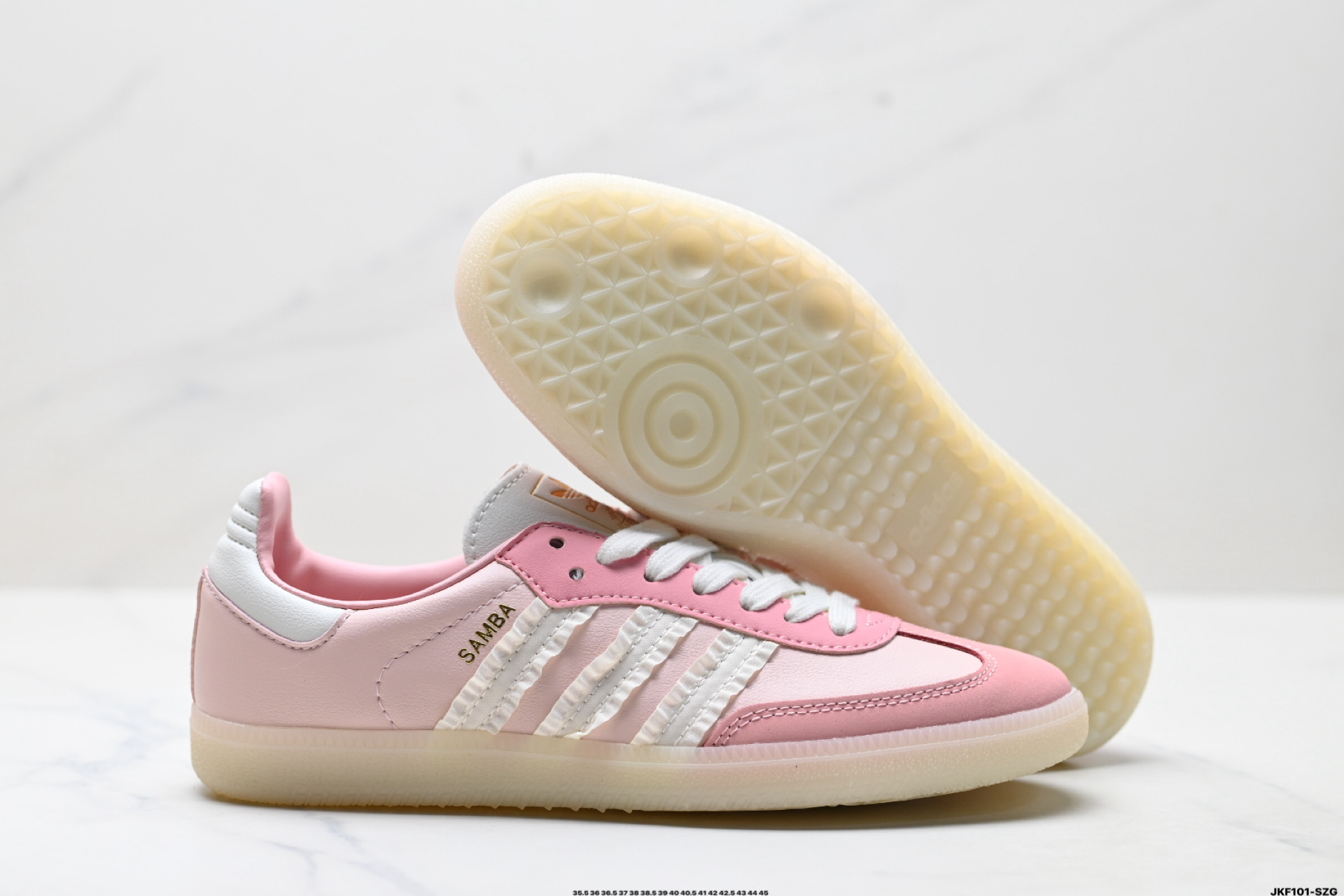 Adidas Originals Samba OG 阿迪达斯三叶草 桑巴舞系列绅士德训足球风百搭低帮休闲运动板鞋 JR8830