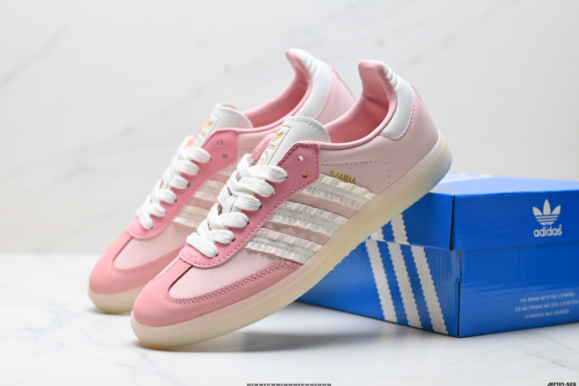 Adidas Originals Samba OG 阿迪达斯三叶草 桑巴舞系列绅士德训足球风百搭低帮休闲运动板鞋 JR8830