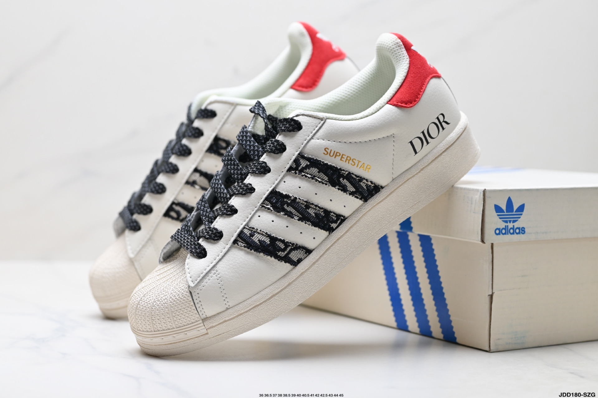 Adidas Originals Superstar 阿迪达斯 三叶草 贝壳头’DIY’系列低帮经典百搭休闲运动板鞋 XS0012