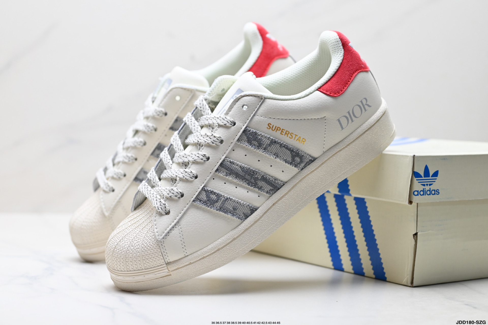 Adidas Originals Superstar 阿迪达斯 三叶草 贝壳头’DIY’系列低帮经典百搭休闲运动板鞋 XS0012