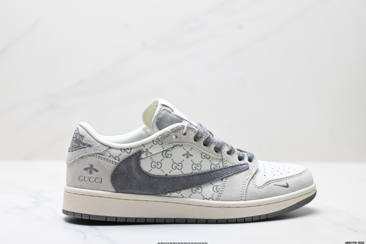 Nike Air Jordan 1 x Travis Scott בעיצוב גוצ'י - נעלי סניקרס לגברים ולנשים 1 Nike Air Jordan 1 x Travis Scott בעיצוב גוצ’י – נעלי סניקרס לגברים ולנשים