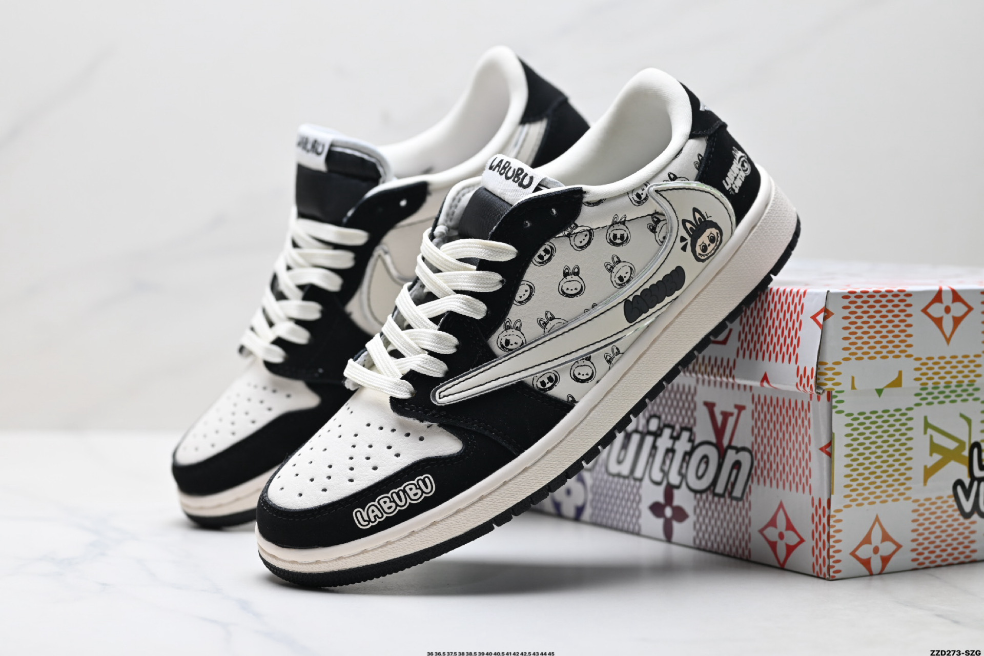 Nike Air Jordan 1 x Travis Scott AJ1倒勾 乔一倒钩 ‘DIY’定制 耐克 低帮文化篮球鞋 DS6608-005