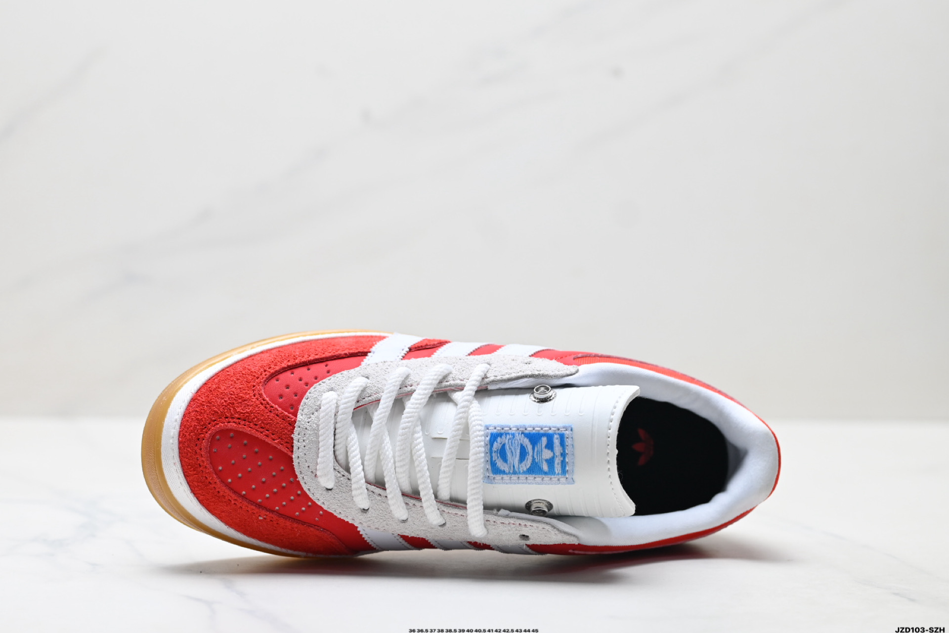 Bad Bunny x Adidas Originals Gazelle INdoor 三叶草休闲防滑耐磨低帮板鞋 JS5054