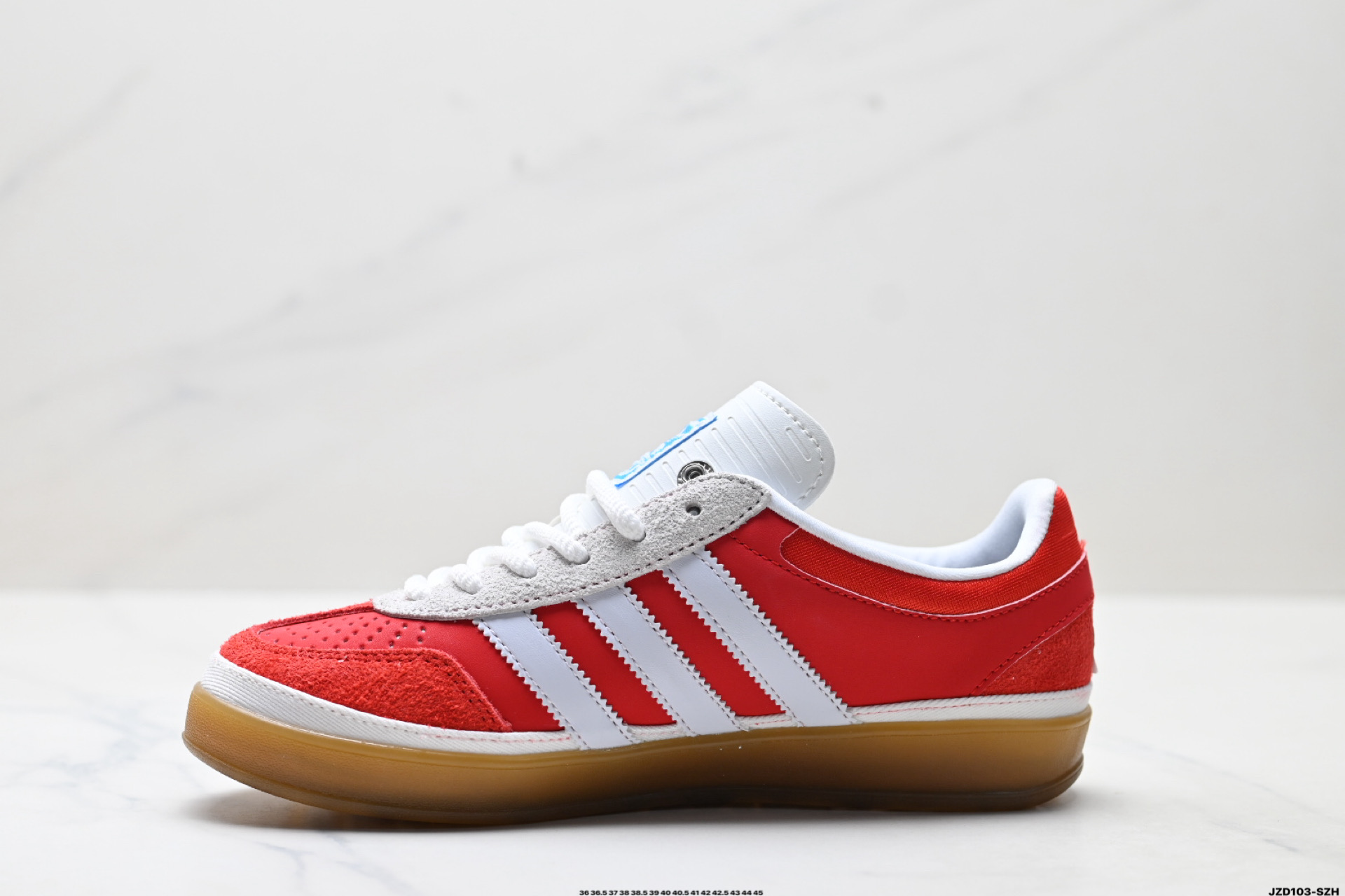 Bad Bunny x Adidas Originals Gazelle INdoor 三叶草休闲防滑耐磨低帮板鞋 JS5054