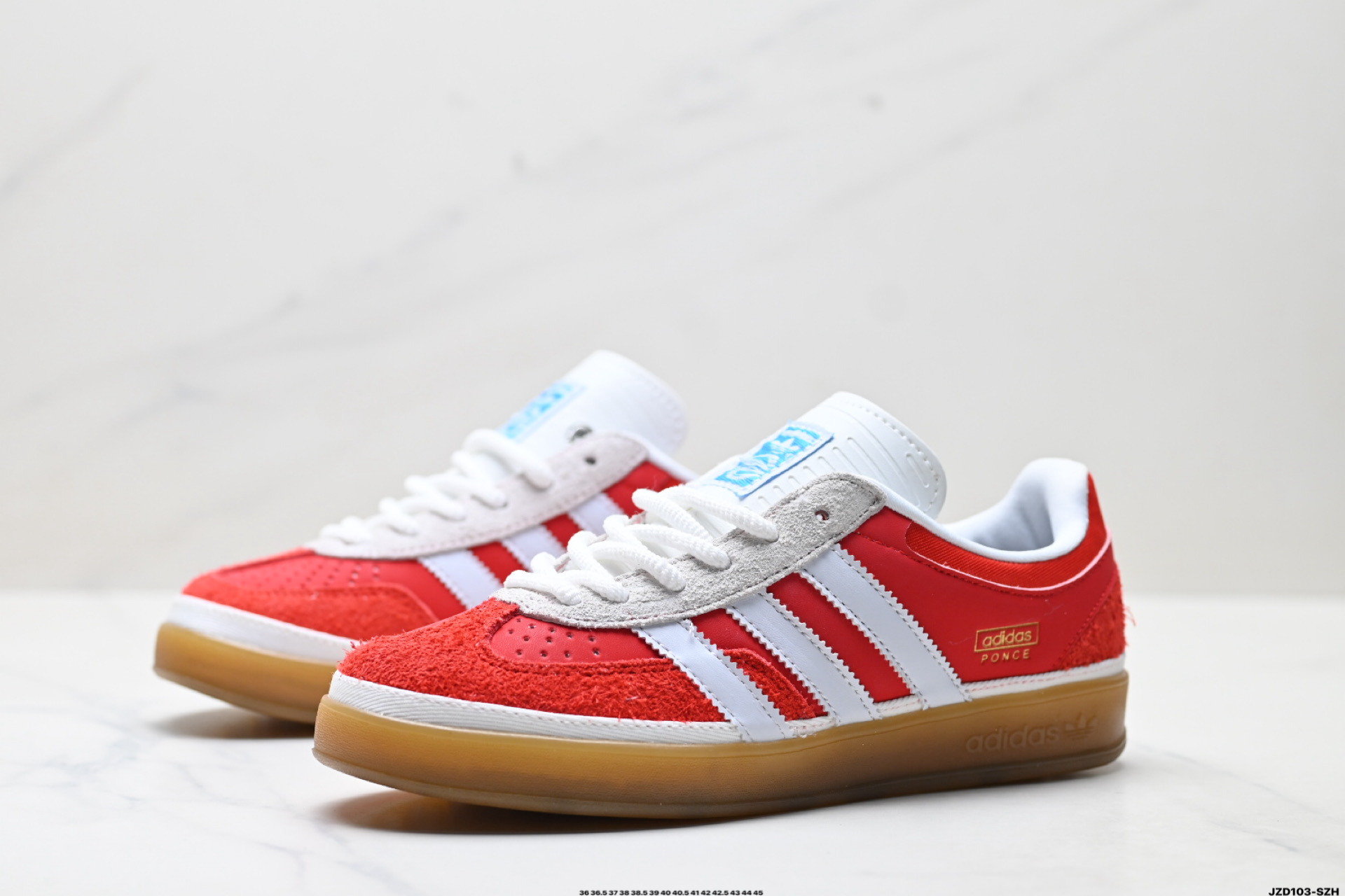 Bad Bunny x Adidas Originals Gazelle INdoor 三叶草休闲防滑耐磨低帮板鞋 JS5054