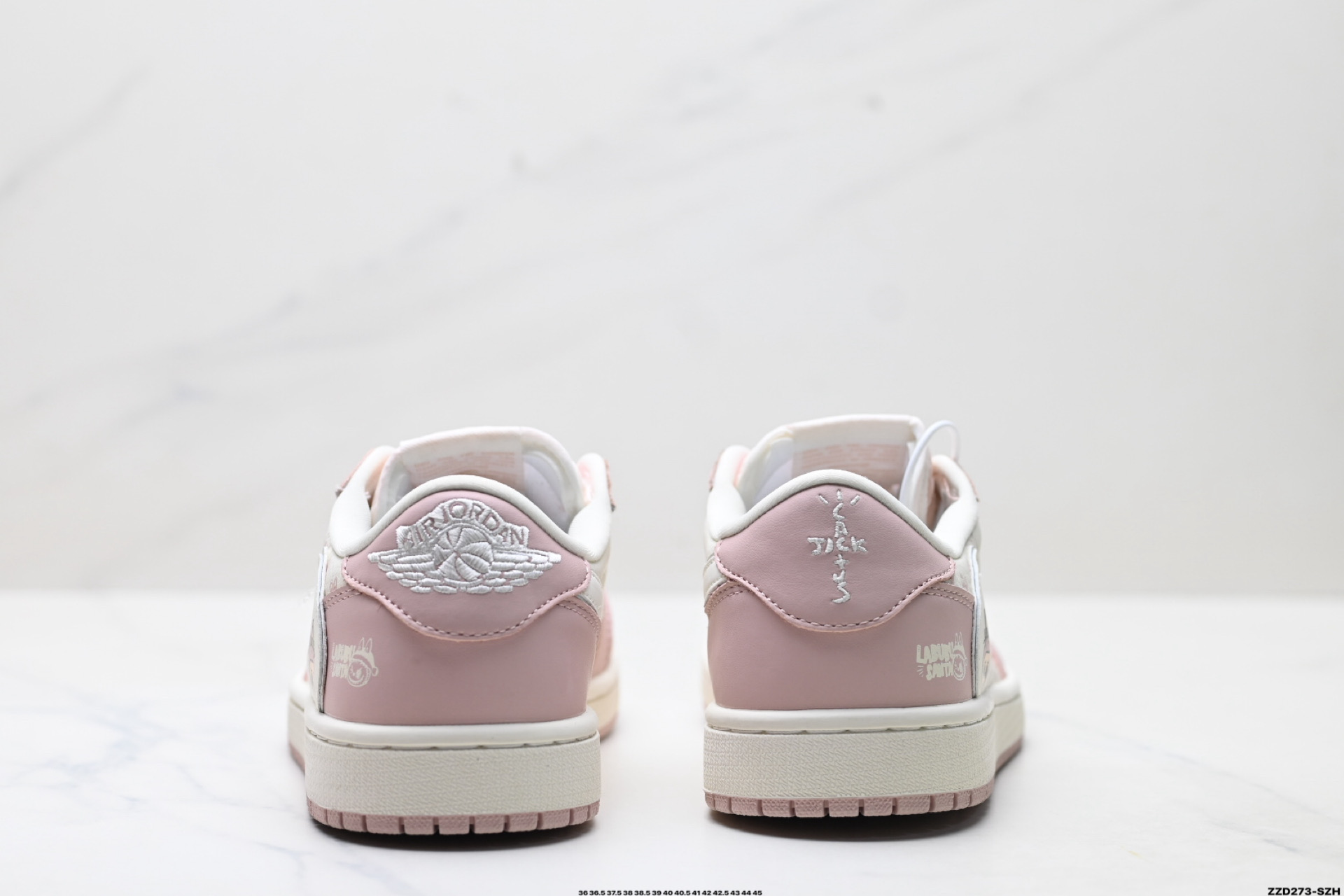 Nike Air Jordan 1 x Travis Scott AJ1倒勾 乔一倒钩 ‘DIY’定制 耐克 低帮文化篮球鞋 LD2028-057