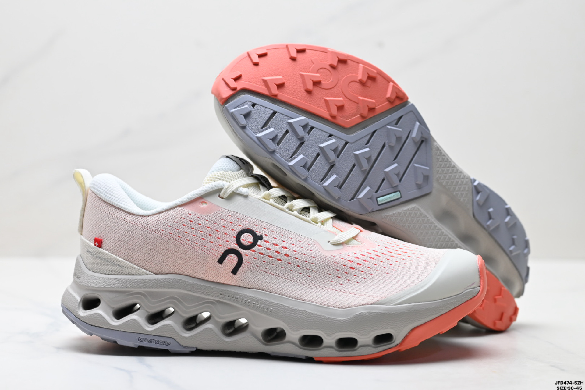 On昂跑 Cloudsurfer Trail 2 舒适百搭 简约 耐磨 低帮跑步鞋