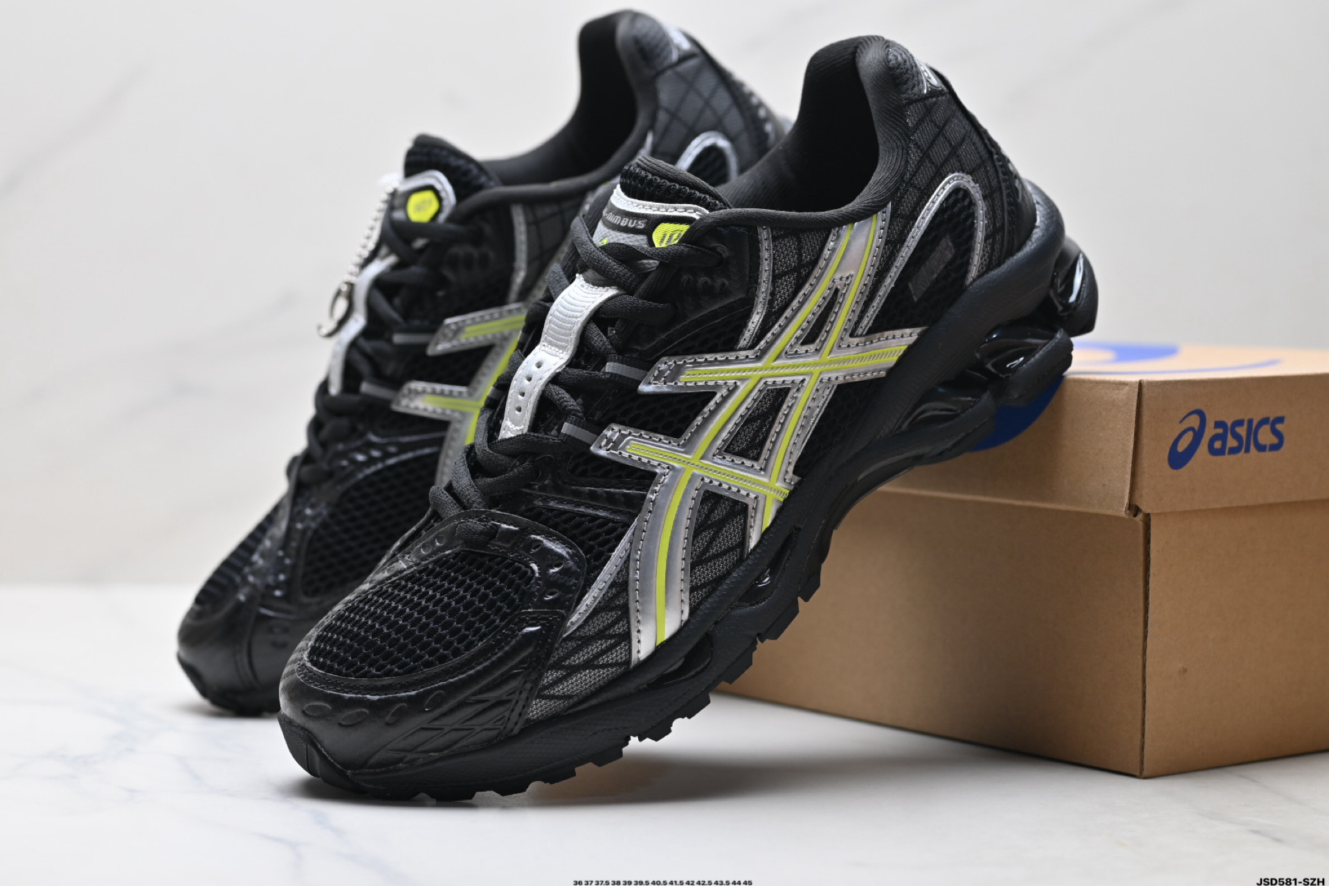 Asics GEL-Nimbus 10.1 亚瑟士 复古先锋 潮流 拼接耐磨 低帮休闲跑步鞋 1203A844-001