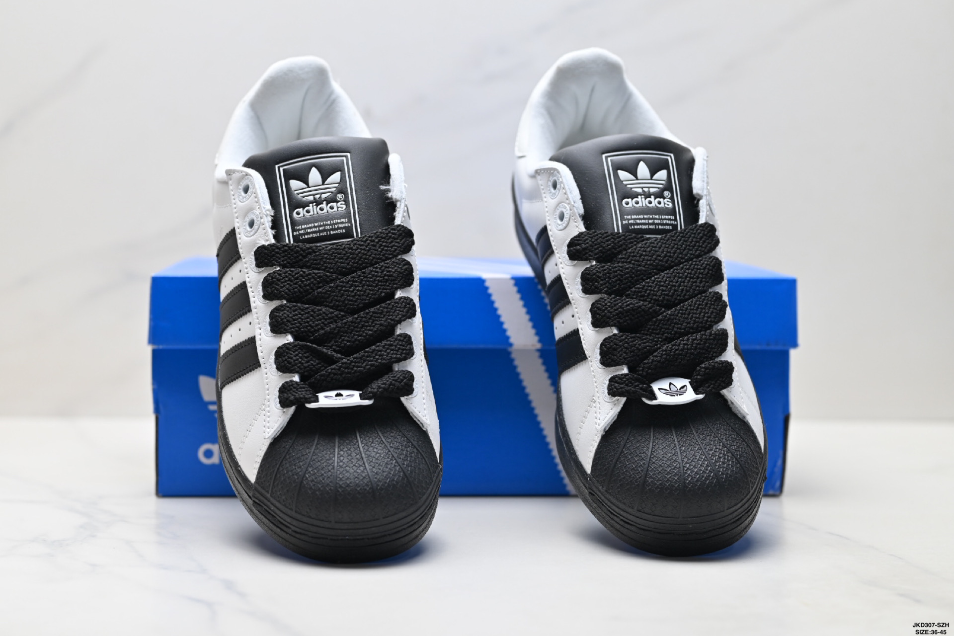 阿迪达斯Adidas三叶草 Originals Superstar贝壳头系列低帮经典百搭休闲运动板鞋 Jl0124