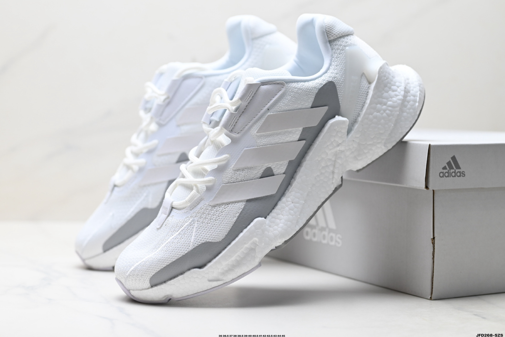 Adidas X9000L4 Boost中底 阿迪达斯 运动 织物减震防滑耐磨低帮 短跑跑步鞋 S23667