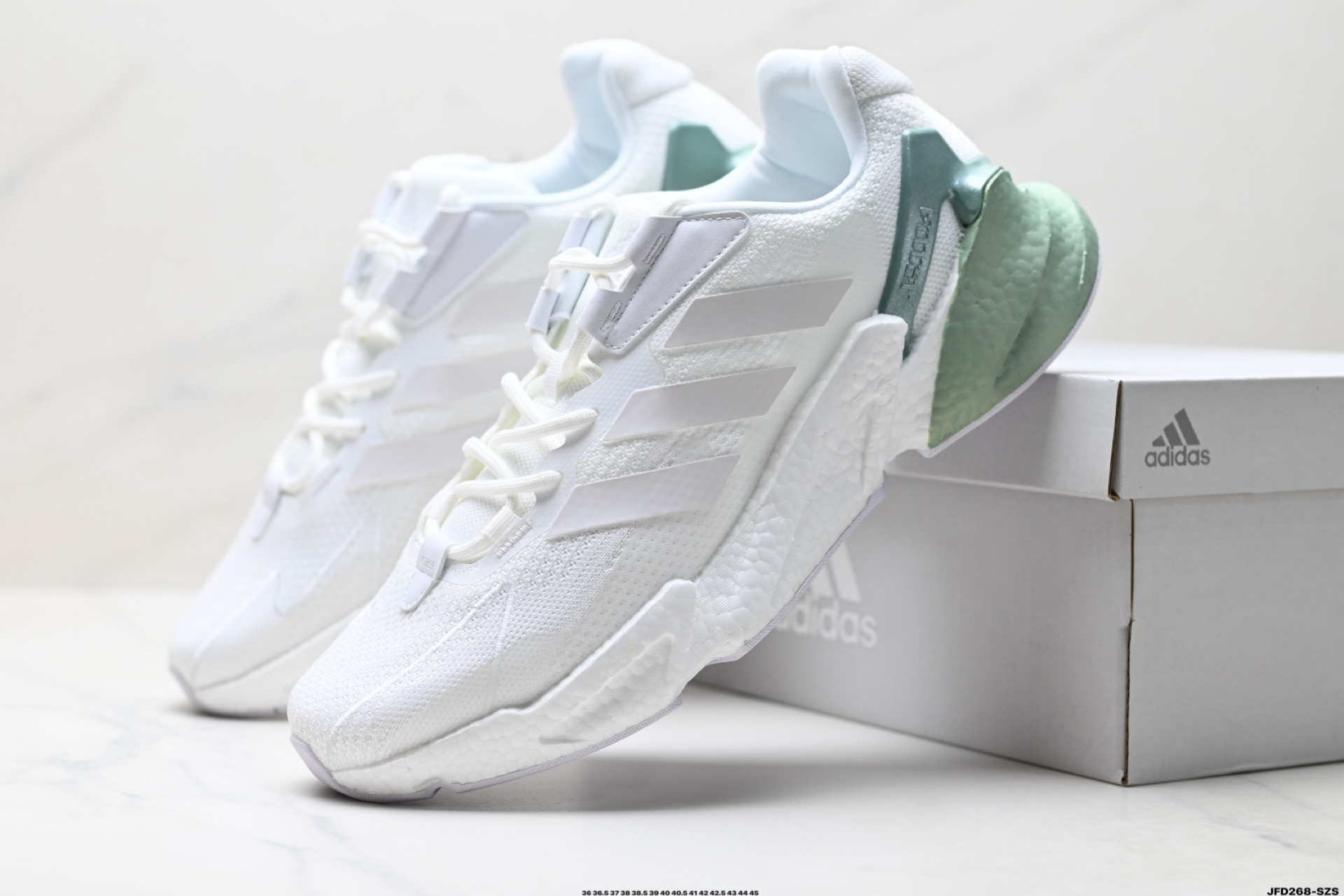 Adidas X9000L4 Boost中底 阿迪达斯 运动 织物减震防滑耐磨低帮 短跑跑步鞋 S23667