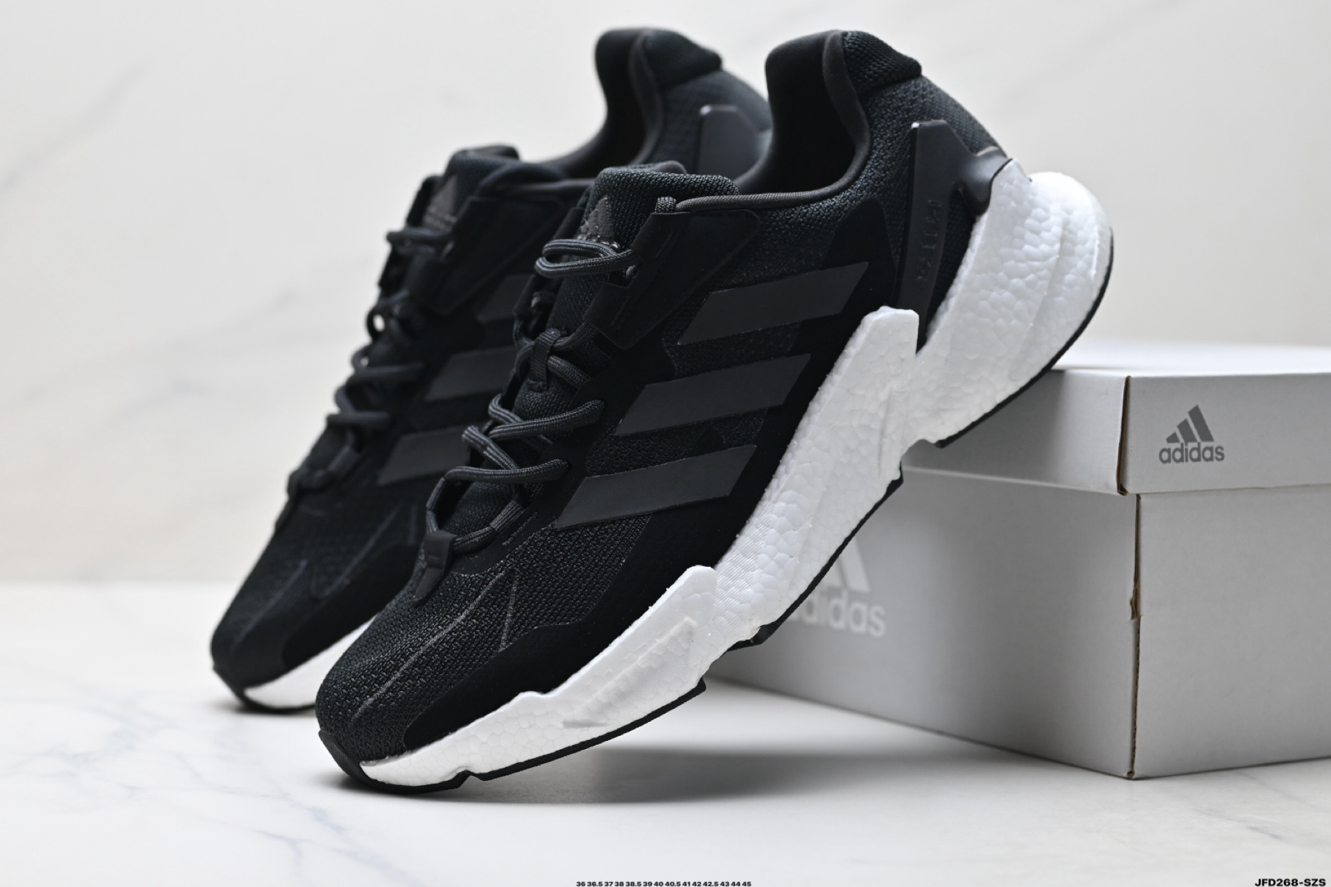 Adidas X9000L4 Boost中底 阿迪达斯 运动 织物减震防滑耐磨低帮 短跑跑步鞋 S23667