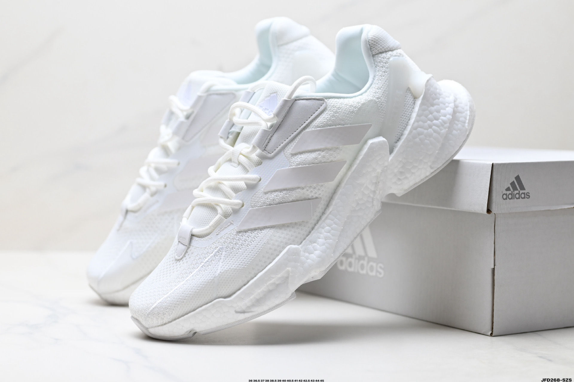 Adidas X9000L4 Boost中底 阿迪达斯 运动 织物减震防滑耐磨低帮 短跑跑步鞋 S23667