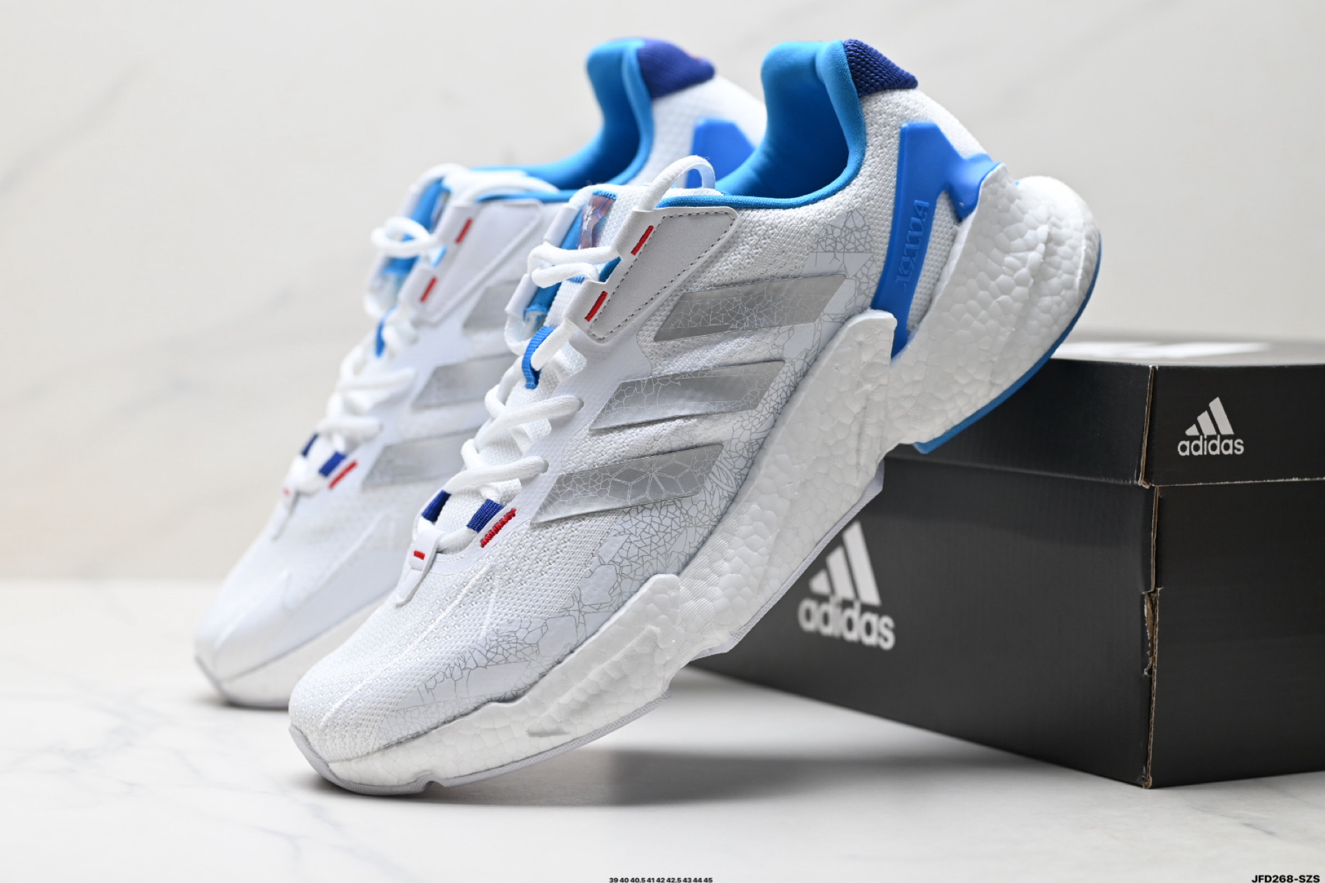 Adidas X9000L4 Boost中底 阿迪达斯 运动 织物减震防滑耐磨低帮 短跑跑步鞋 S23667