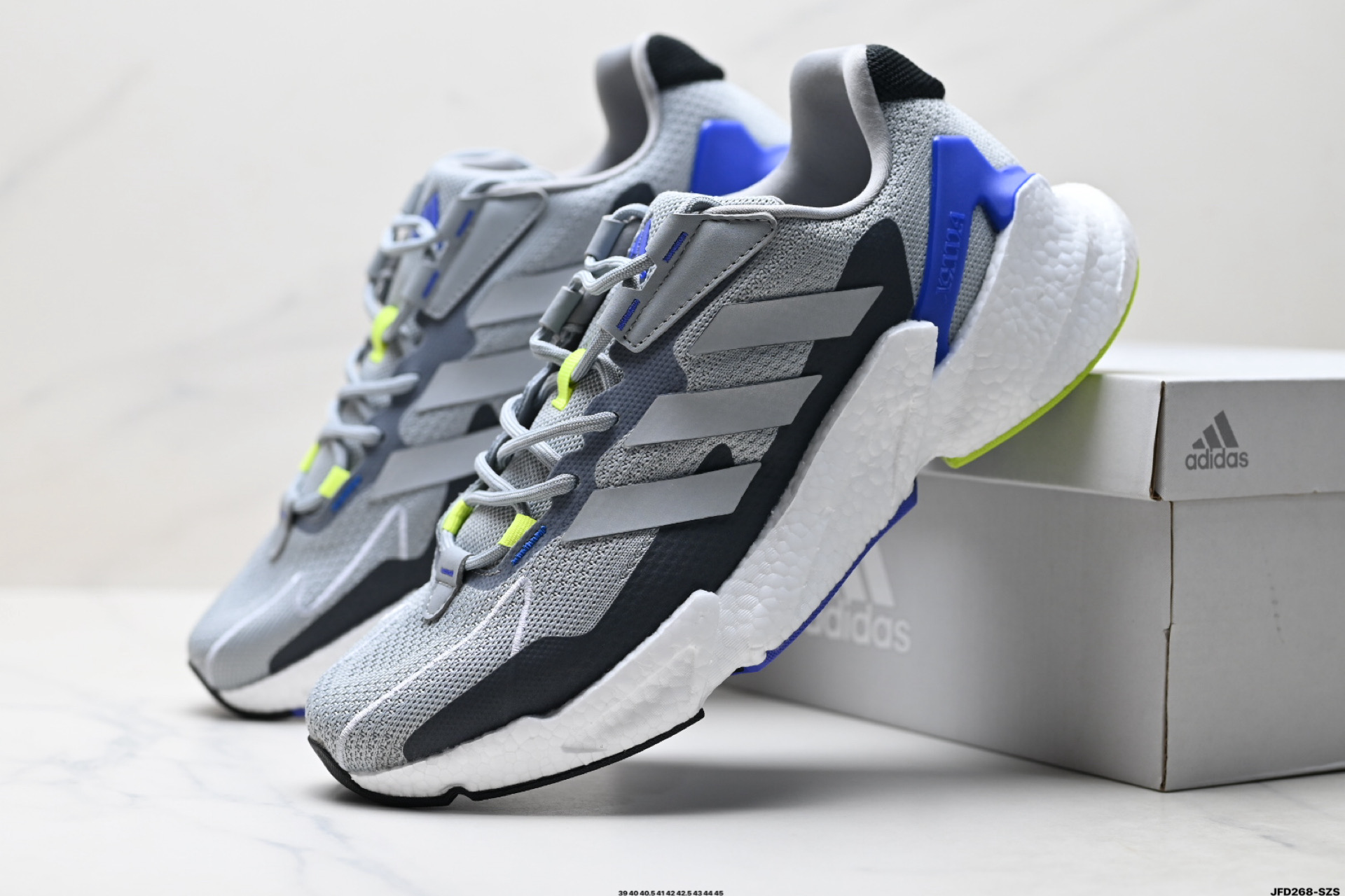 Adidas X9000L4 Boost中底 阿迪达斯 运动 织物减震防滑耐磨低帮 短跑跑步鞋 S23667