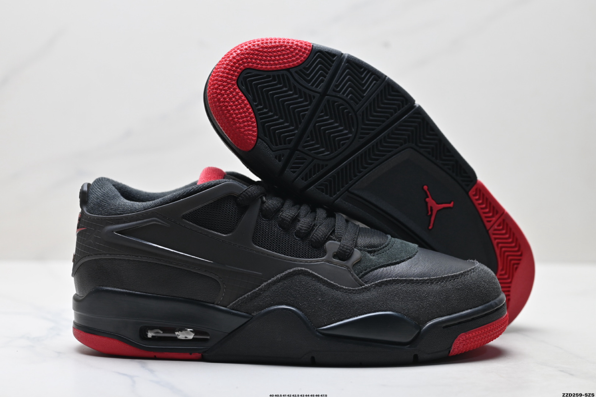 Nike Air Jordan 4 RM 防滑 低帮 复古篮球鞋 橡胶耐磨防滑大底 FQ7939-060