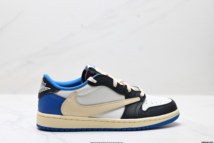 Nike Air Jordan 1 x Travis Scott Low-Top Basketball Shoes 1 Nike Air Jordan 1 x Travis Scott Low-Top Basketball Shoes