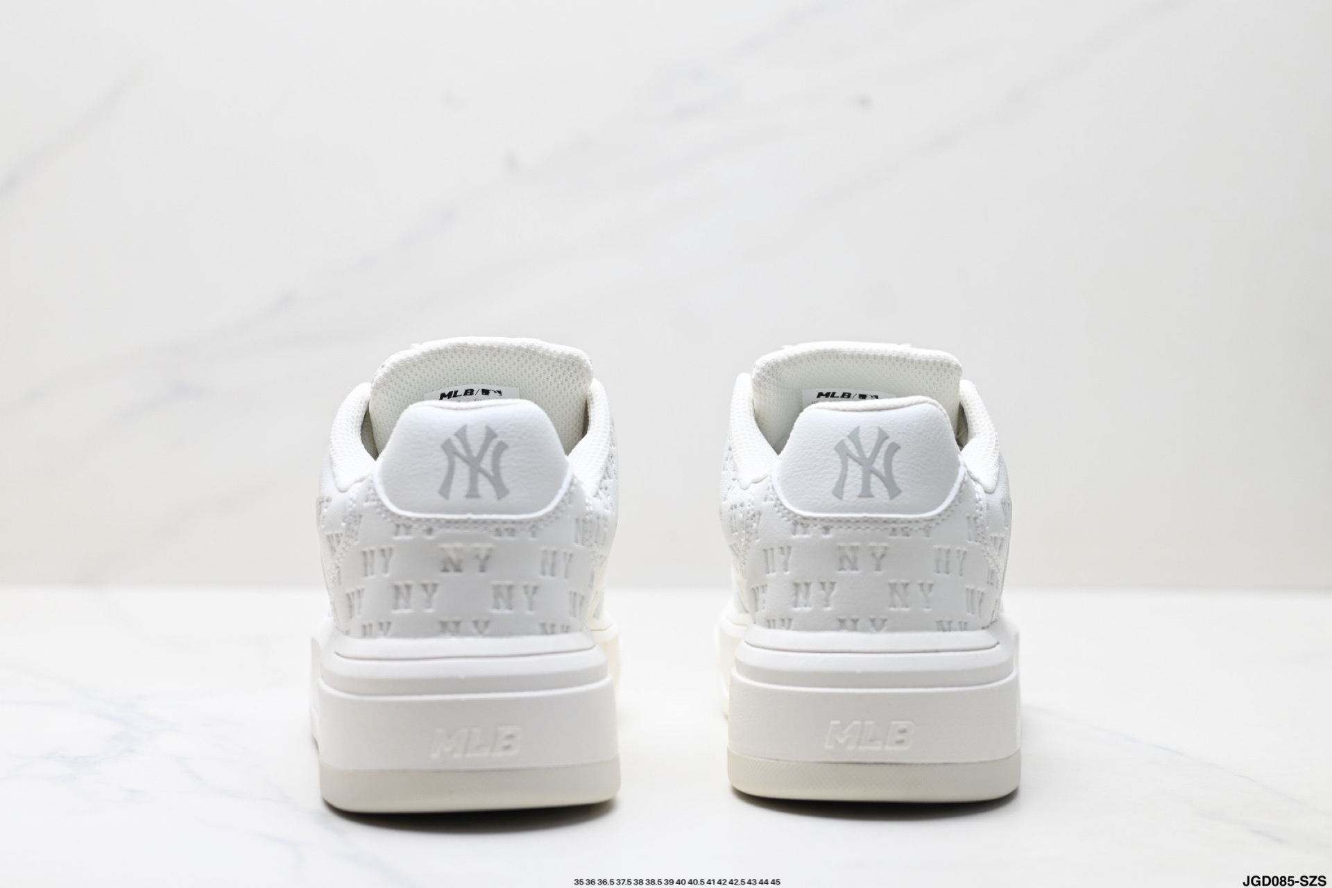 MLB 男女复古学长鞋 板鞋 厚底增高运动休闲鞋 3ASXE015N