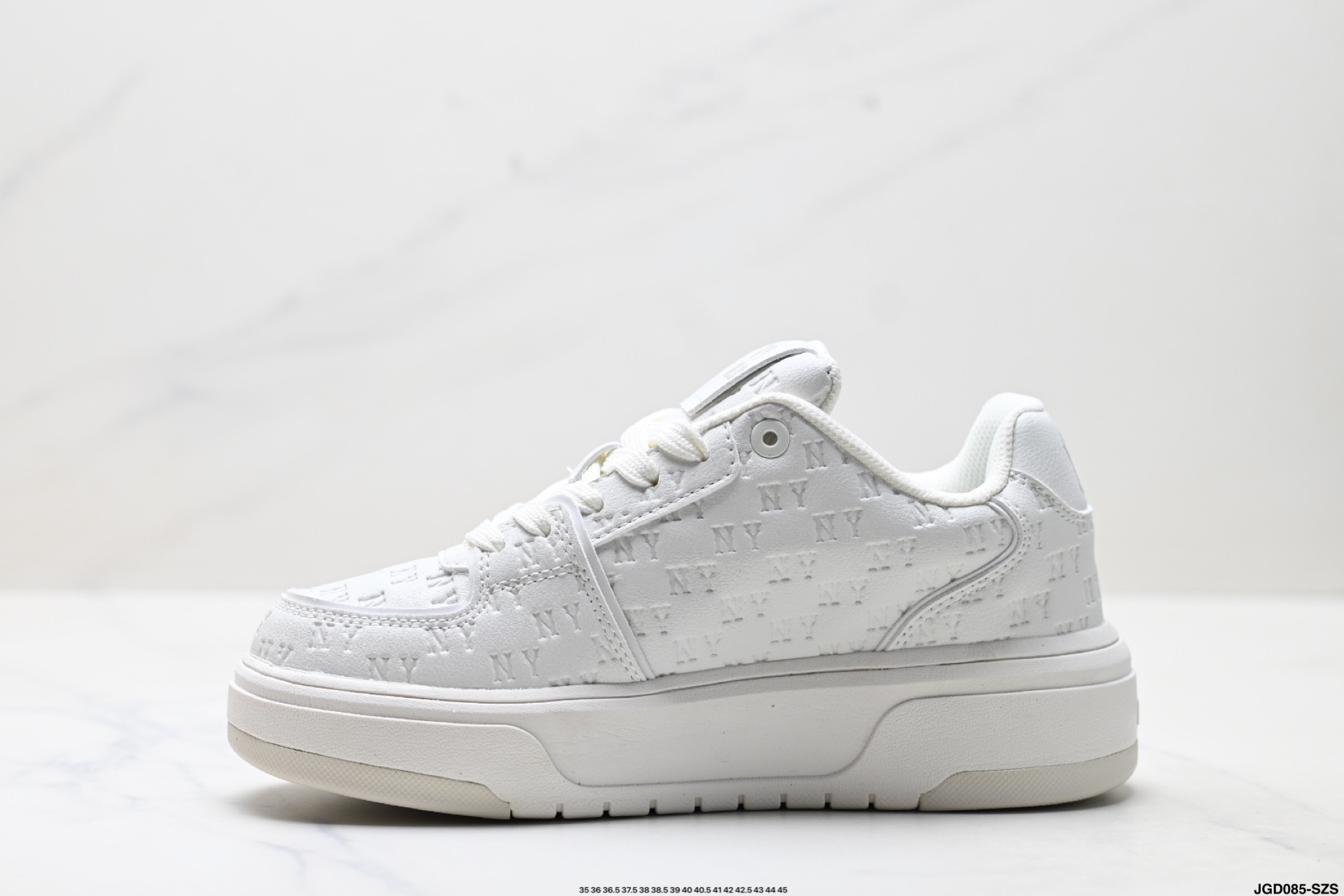 MLB 男女复古学长鞋 板鞋 厚底增高运动休闲鞋 3ASXE015N