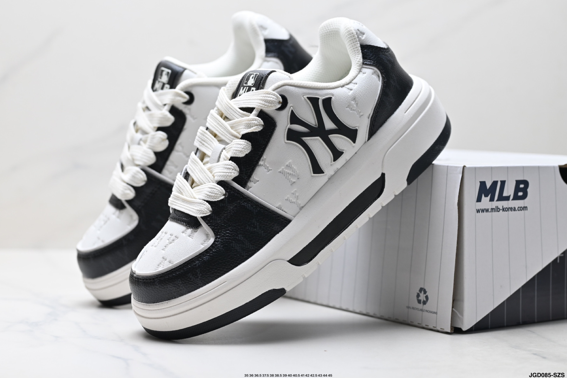 MLB Chunky Liner Denim: Zapatillas Casuales con Plataforma y Logo NY 3 i1756311023462 9491 0 7