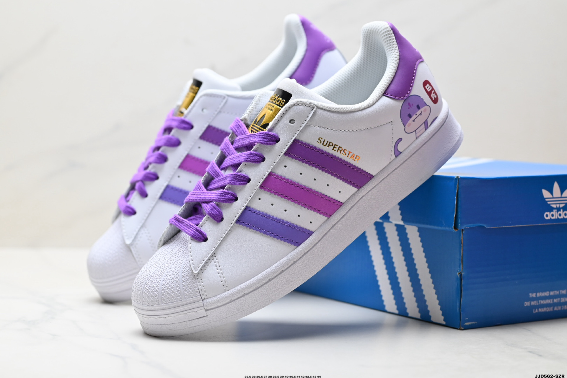 Adidas Originals Superstar贝壳头系列 阿迪达斯 低帮经典百搭休闲运动板鞋 EG4958