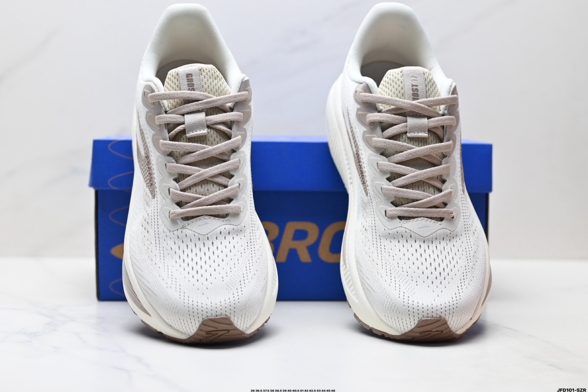 Brooks布鲁克斯 Ghost 17 网面时尚 网布耐磨透气 低帮 休闲跑步鞋 120431 1D 092