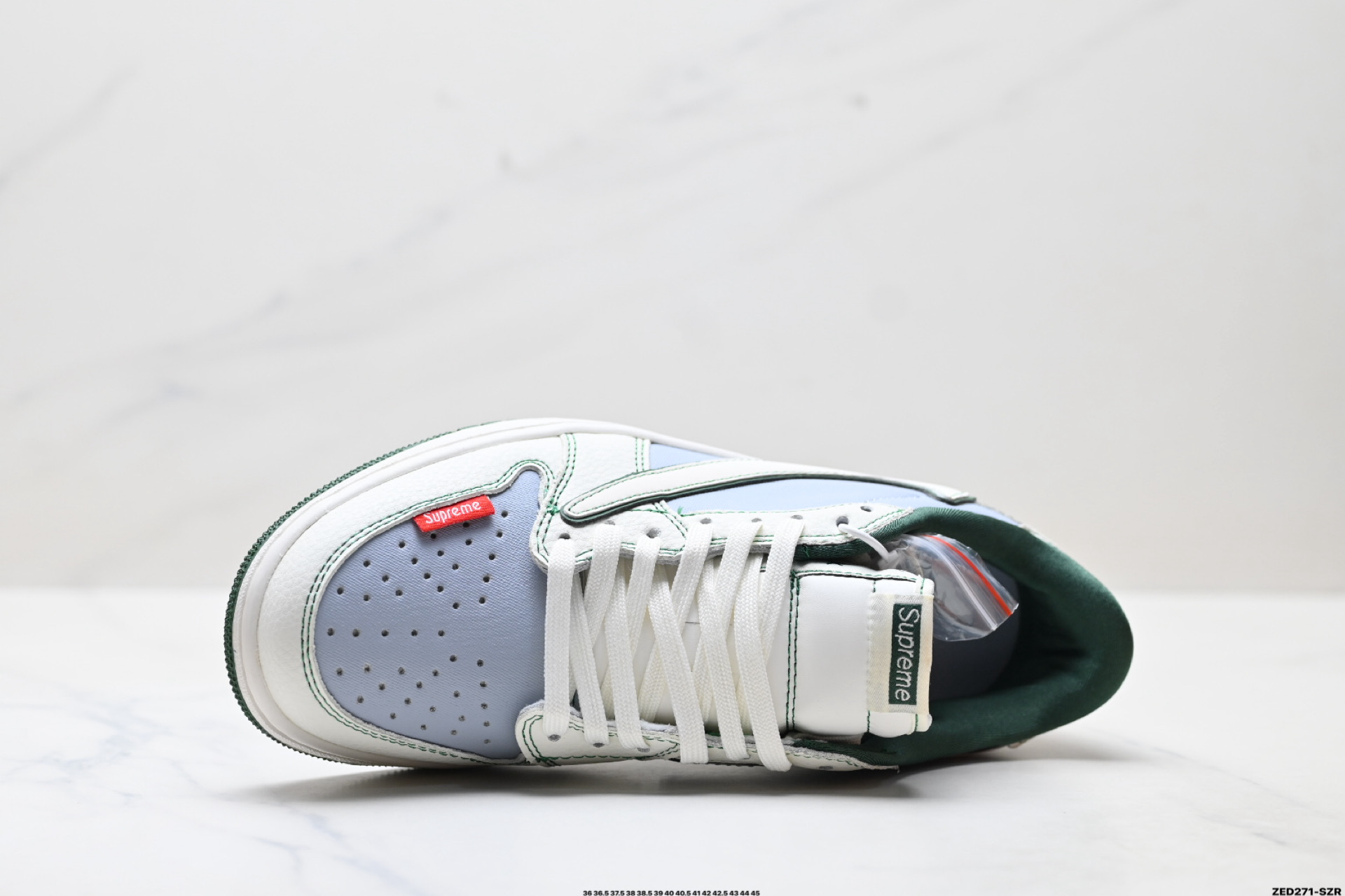 Nike Air Jordan 1 x Travis Scott AJ1倒勾 乔一倒钩 ‘DIY’定制 耐克 低帮文化篮球鞋 JW1188-149