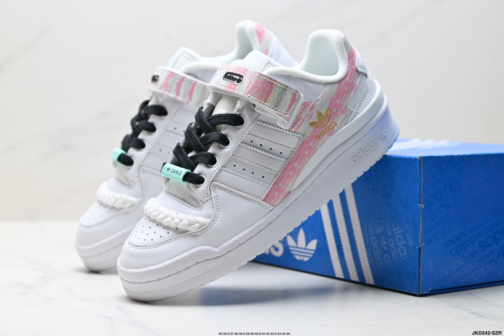 阿迪达斯 Adidas Forum 84 Low OG “Bright Blue” 低帮百搭潮流休闲运动板鞋 GV9114