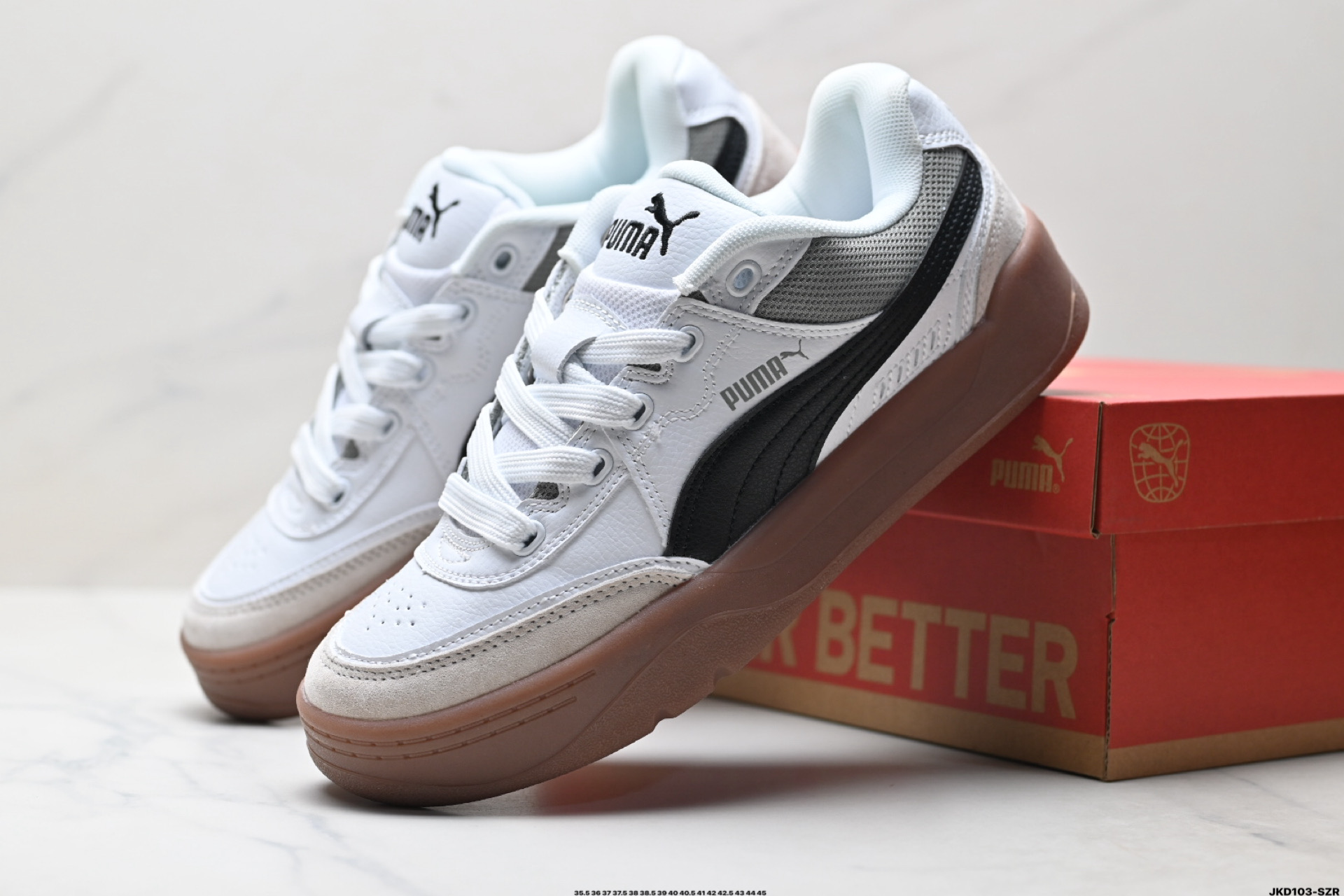 PUMA彪马Slipstream Lo Laces 男女情侣经典撞色板鞋休闲潮流时尚板鞋 400497-01