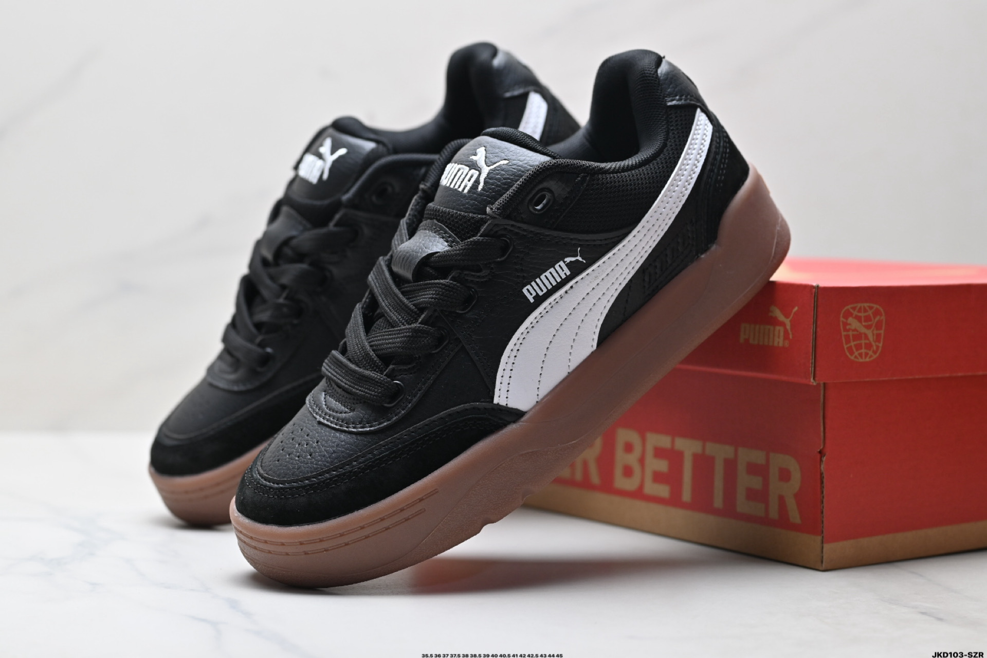 PUMA彪马Slipstream Lo Laces 男女情侣经典撞色板鞋休闲潮流时尚板鞋 400497-01