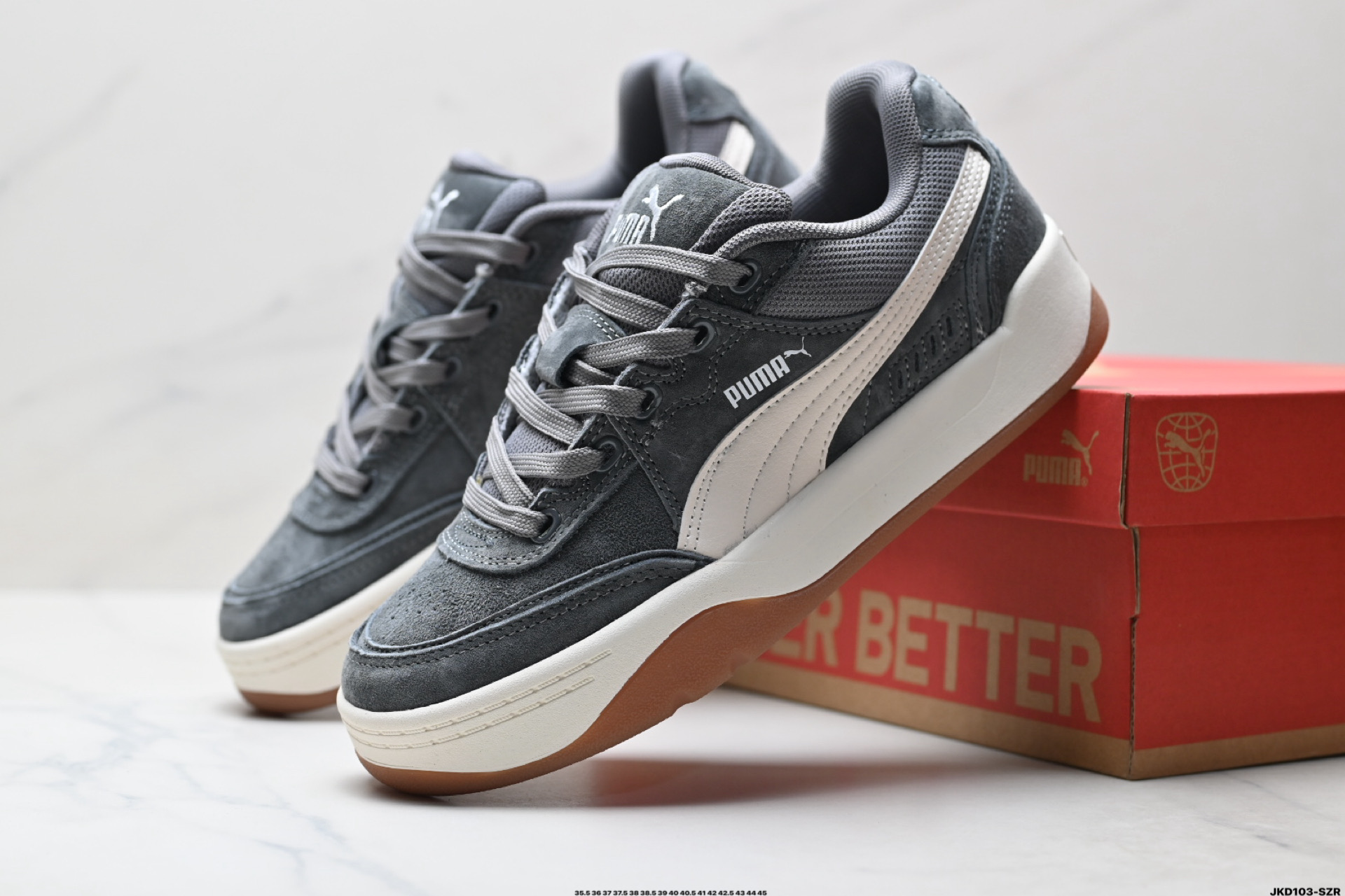 PUMA彪马Slipstream Lo Laces 男女情侣经典撞色板鞋休闲潮流时尚板鞋 400497-01