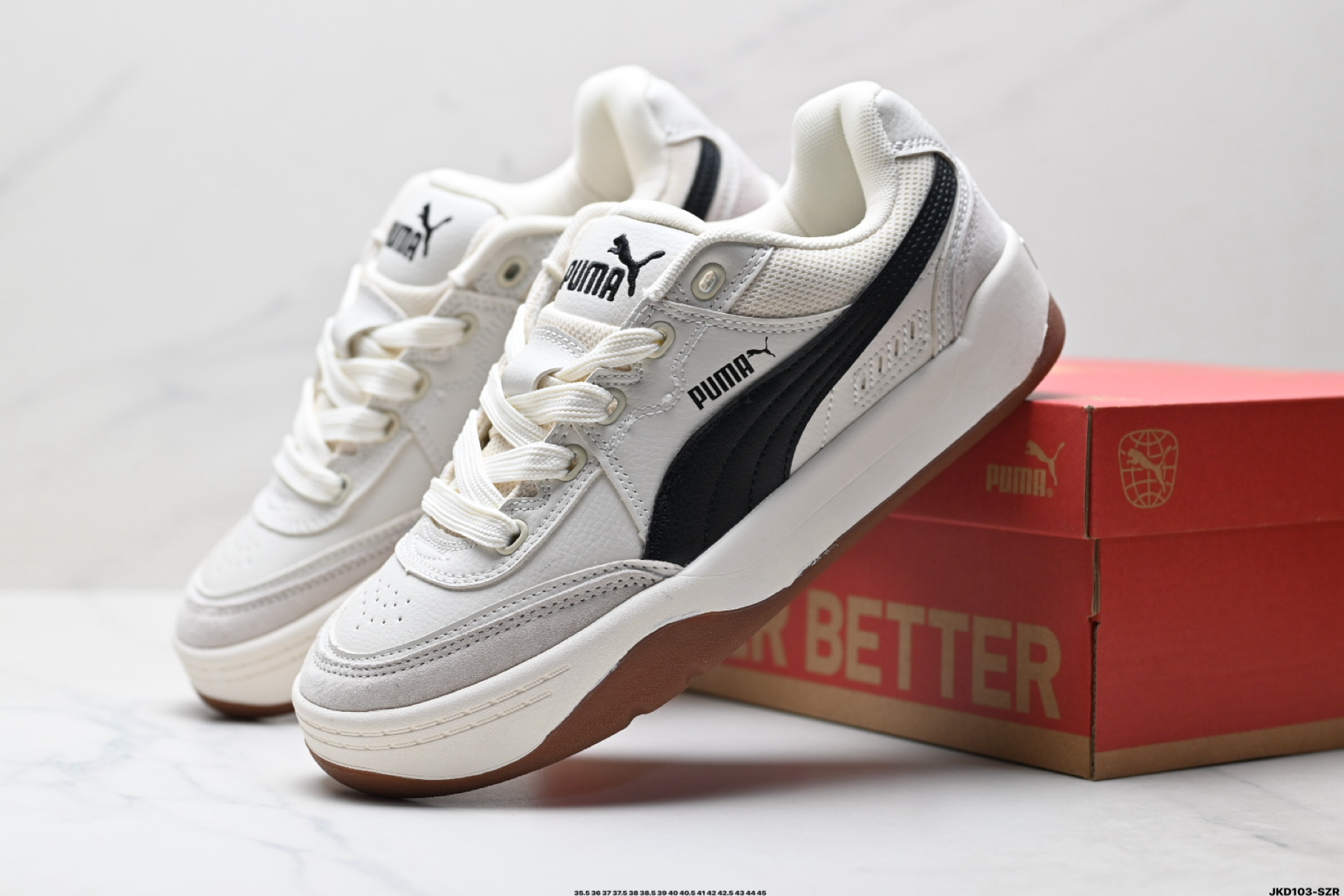 PUMA彪马Slipstream Lo Laces 男女情侣经典撞色板鞋休闲潮流时尚板鞋 400497-01