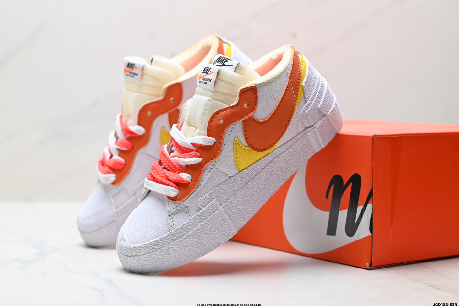 Sacai x Nike Blazer Mid 经典百搭中帮开拓者休闲运动板鞋 DD1877-100